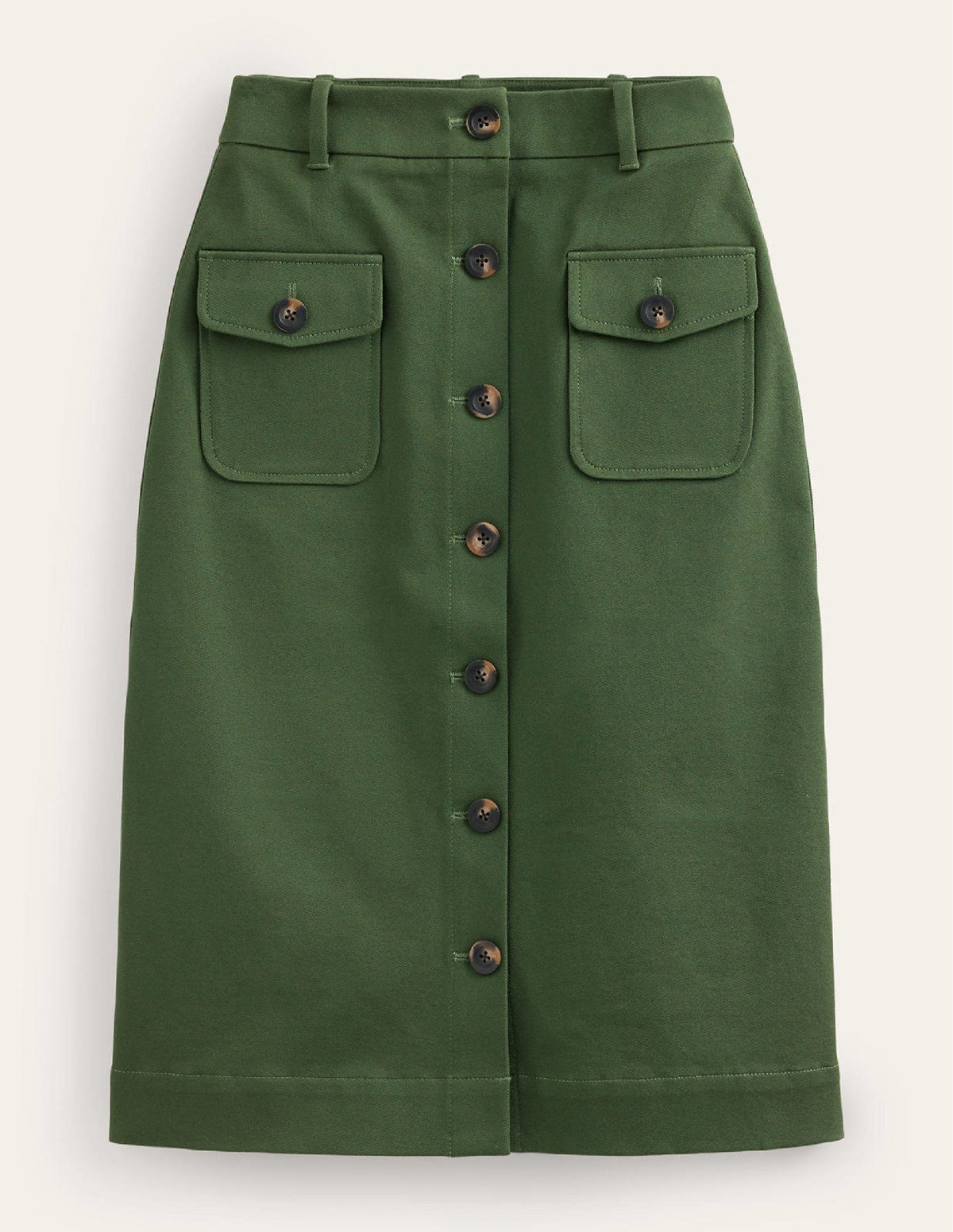 Utility Pocket Midi Skirt-Winter Green - Image 5