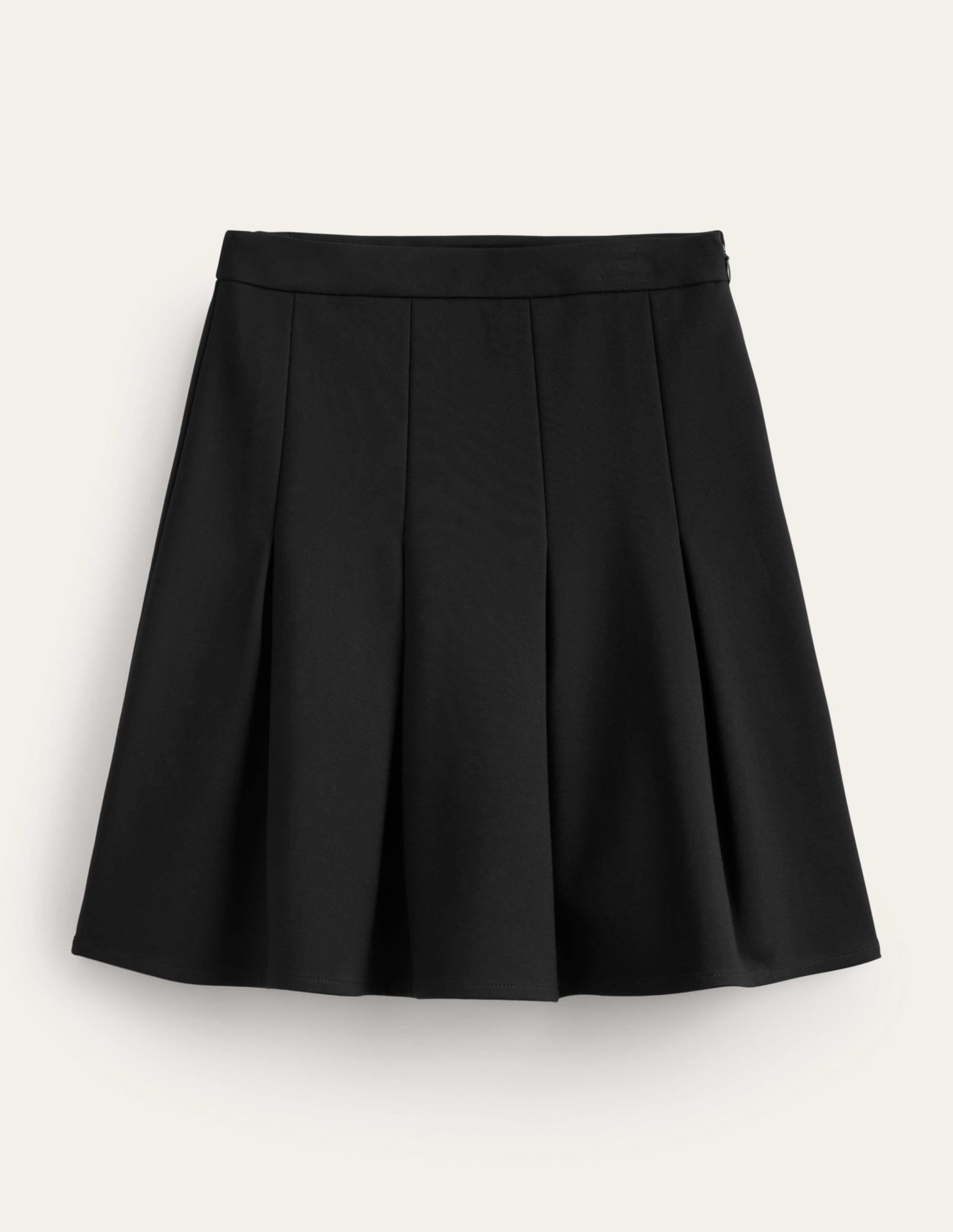 Flippy Ponte Mini Skirt-Black - Image 5