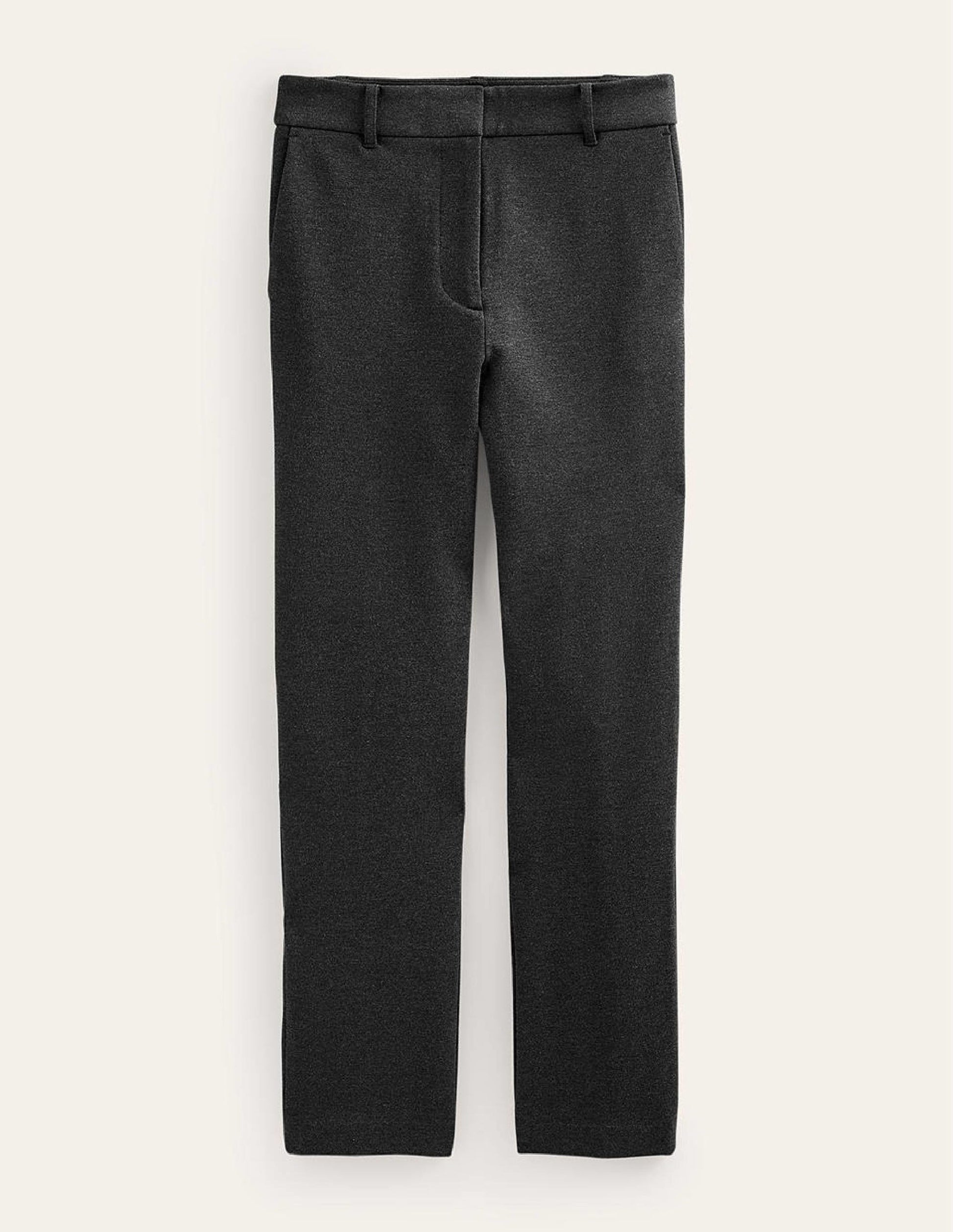 Highgate Ponte Trousers-Charcoal Marl-6