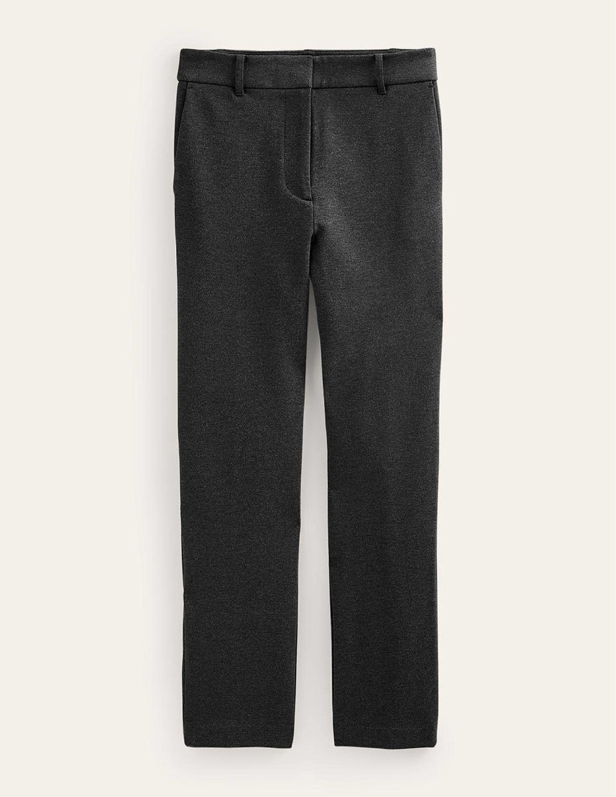 Highgate Ponte Trousers-Charcoal Marl - Image 6