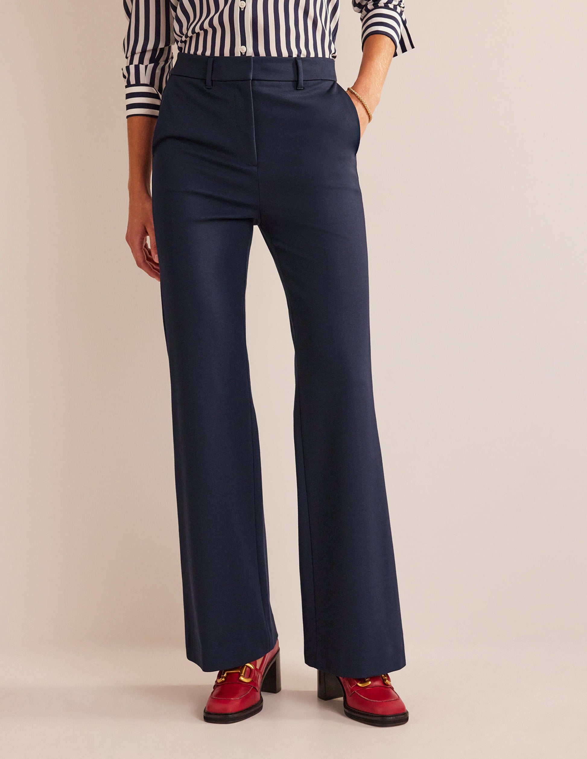 Brompton Ponte Trousers-Navy-4