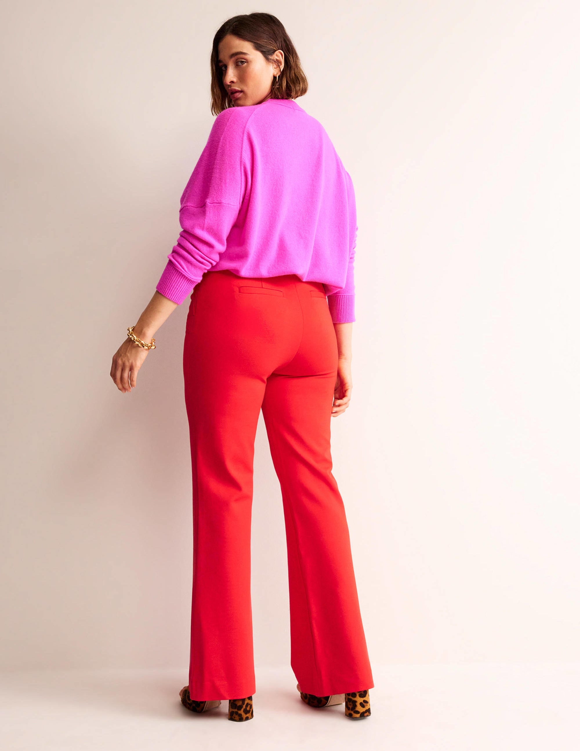 Brompton Ponte Trousers-Hot Pepper - Image 6