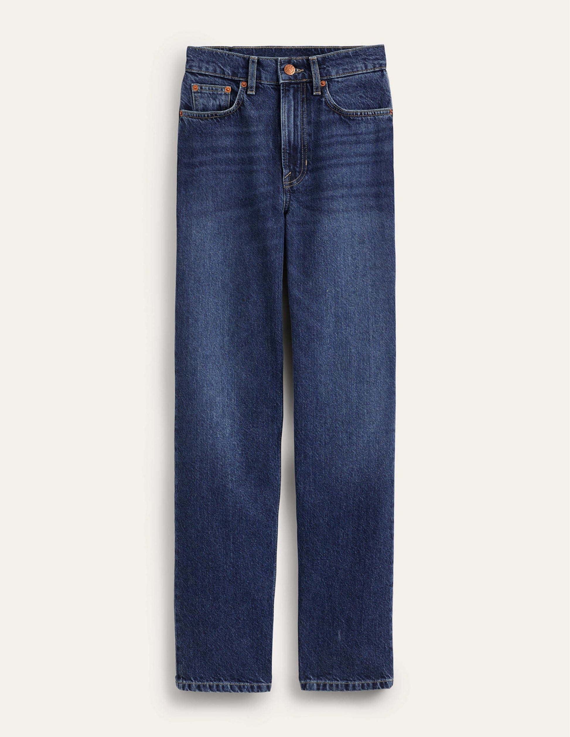 Mid Rise Tapered Jeans-Dark Vintage-7