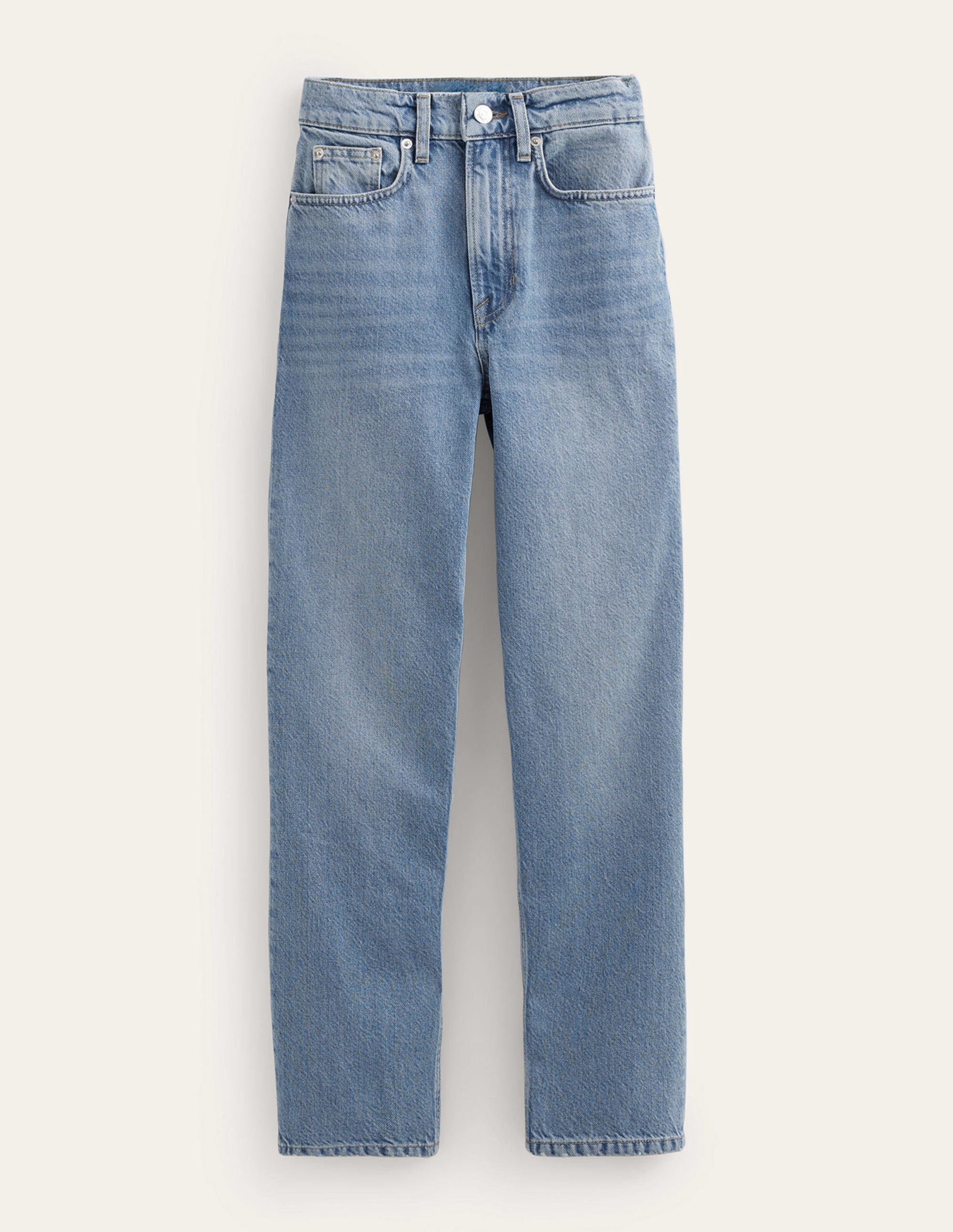 Mid Rise Tapered Jeans-Light Vintage-8
