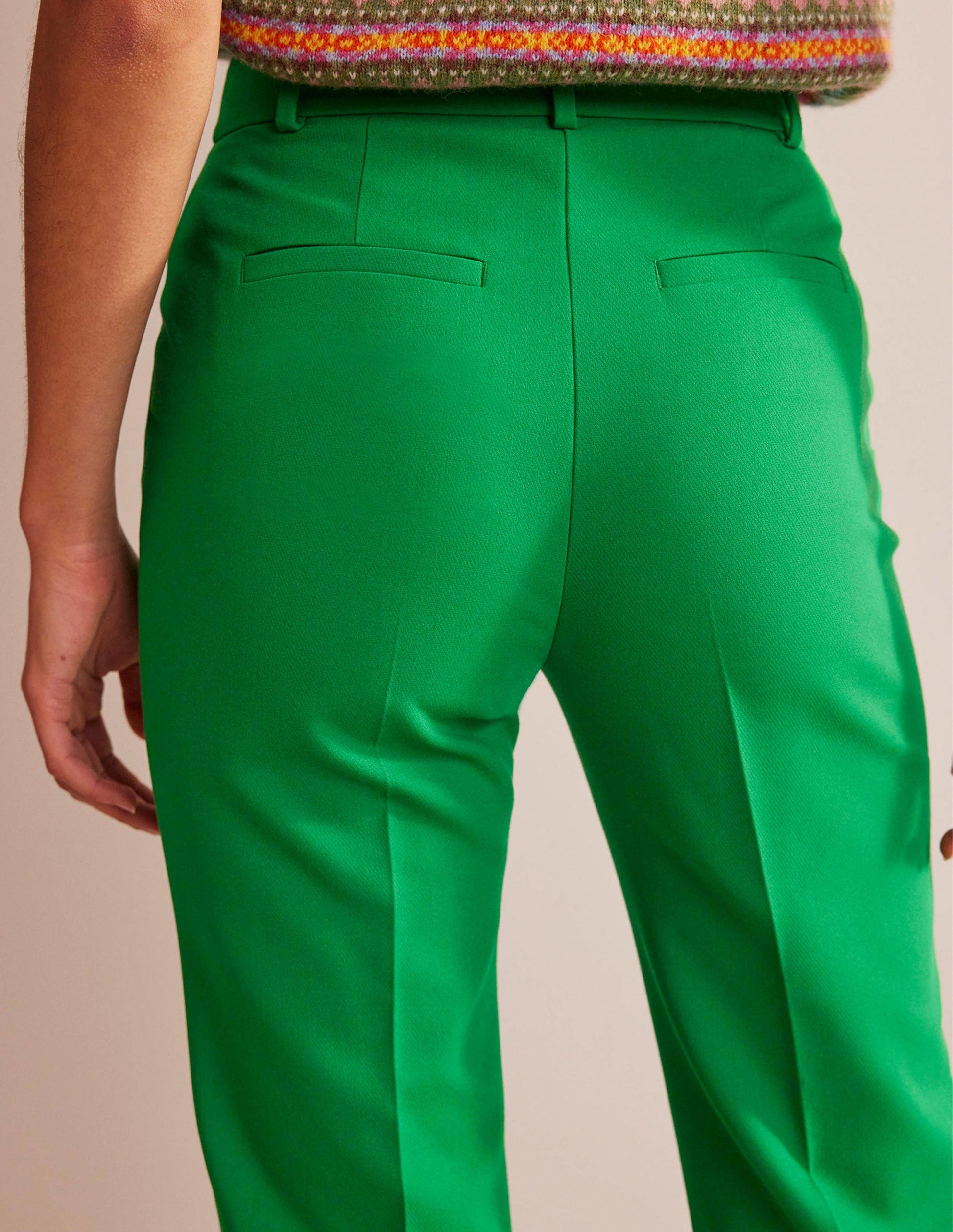 Kew Tailored Trouser-Rich Emerald-2