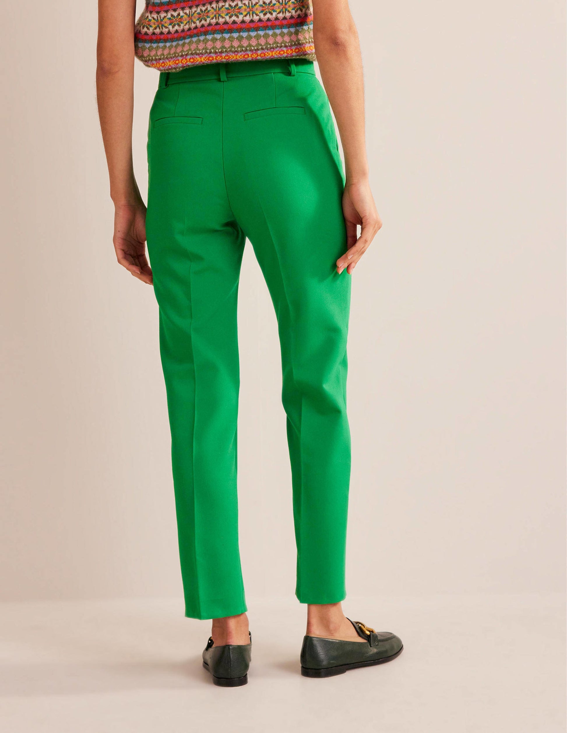 Kew Tailored Trouser-Rich Emerald-3