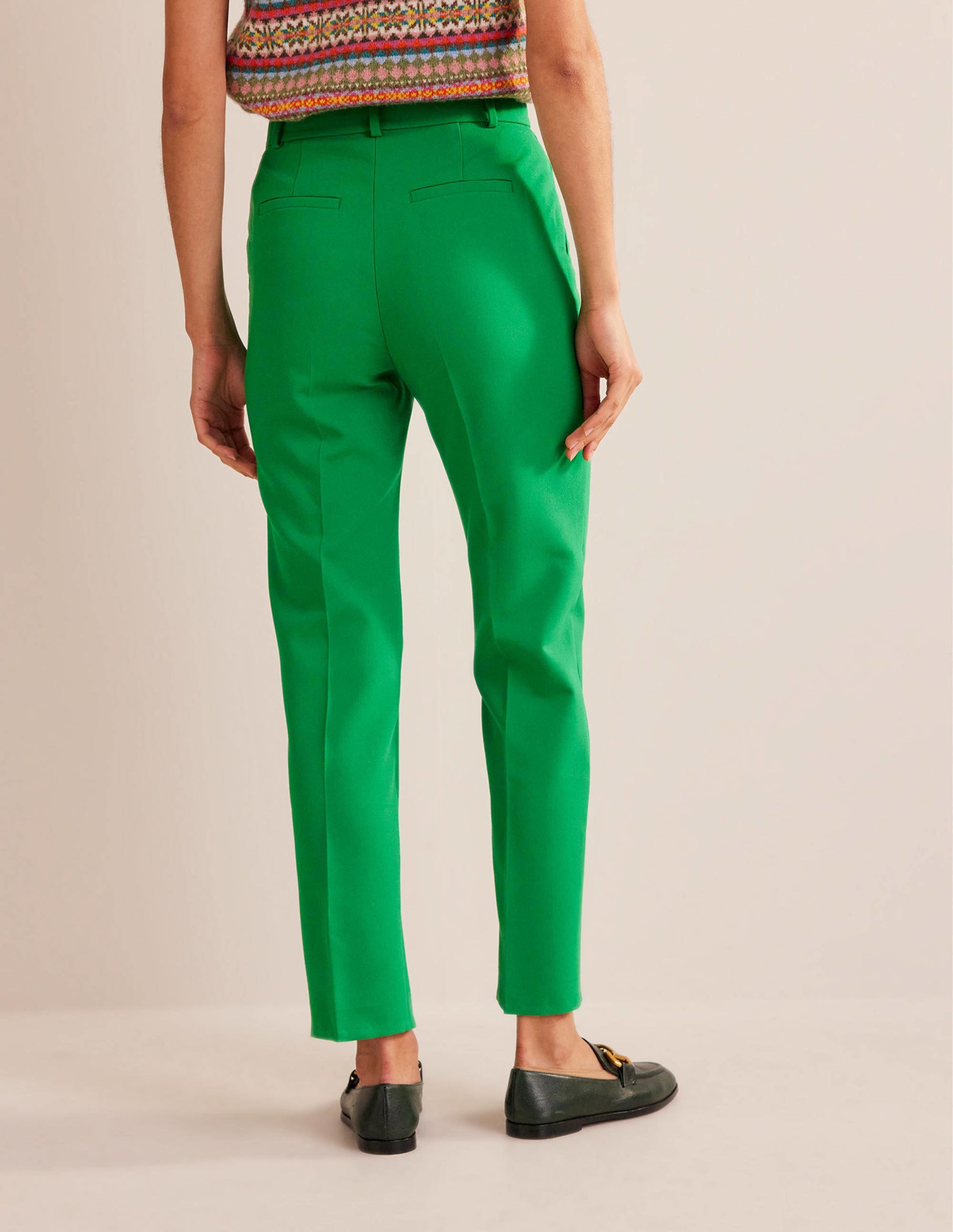 Kew Tailored Trouser-Rich Emerald - Image 3