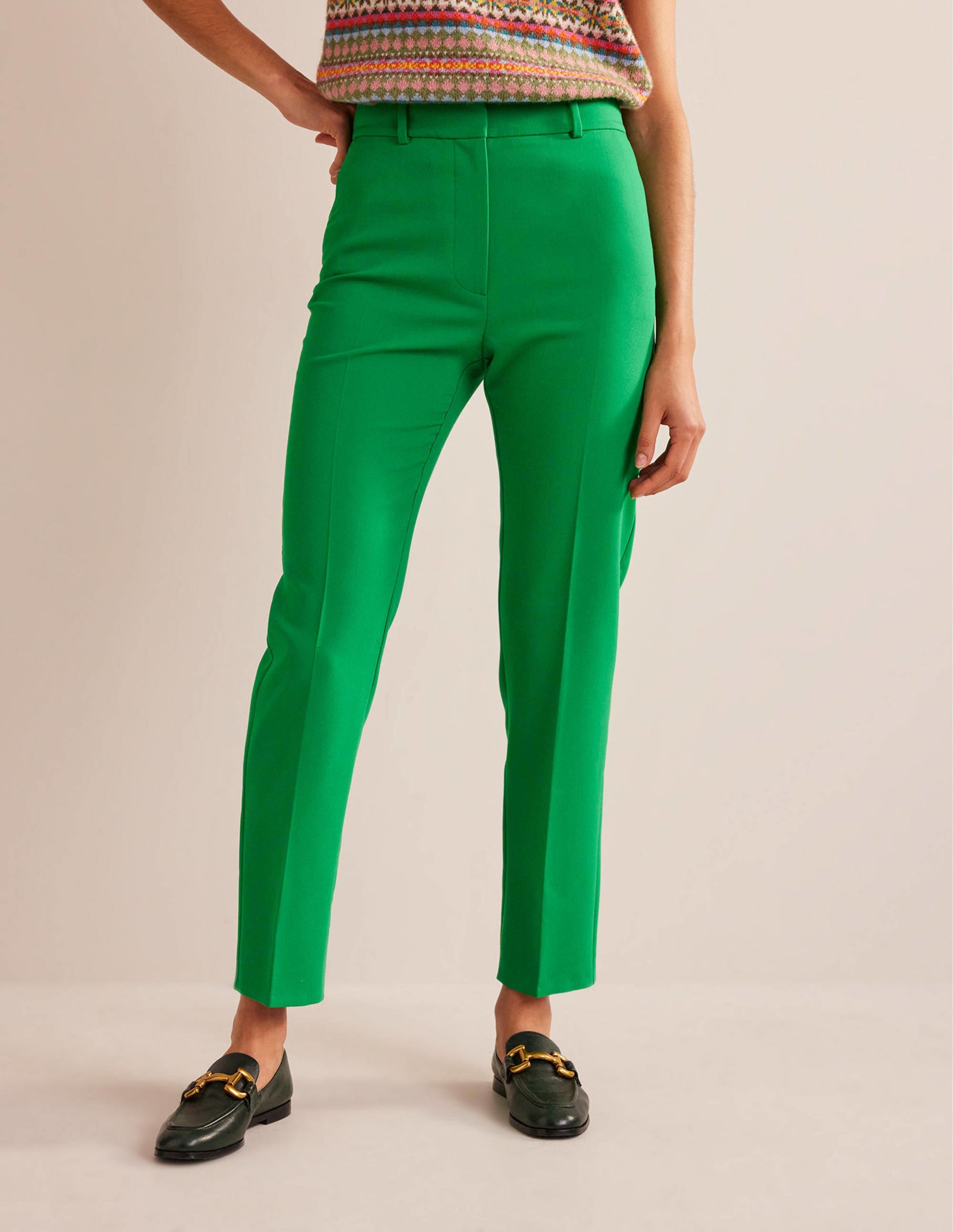 Kew Tailored Trouser-Rich Emerald - Image 4