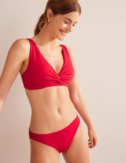 Classic Bikini Bottoms-Red-1