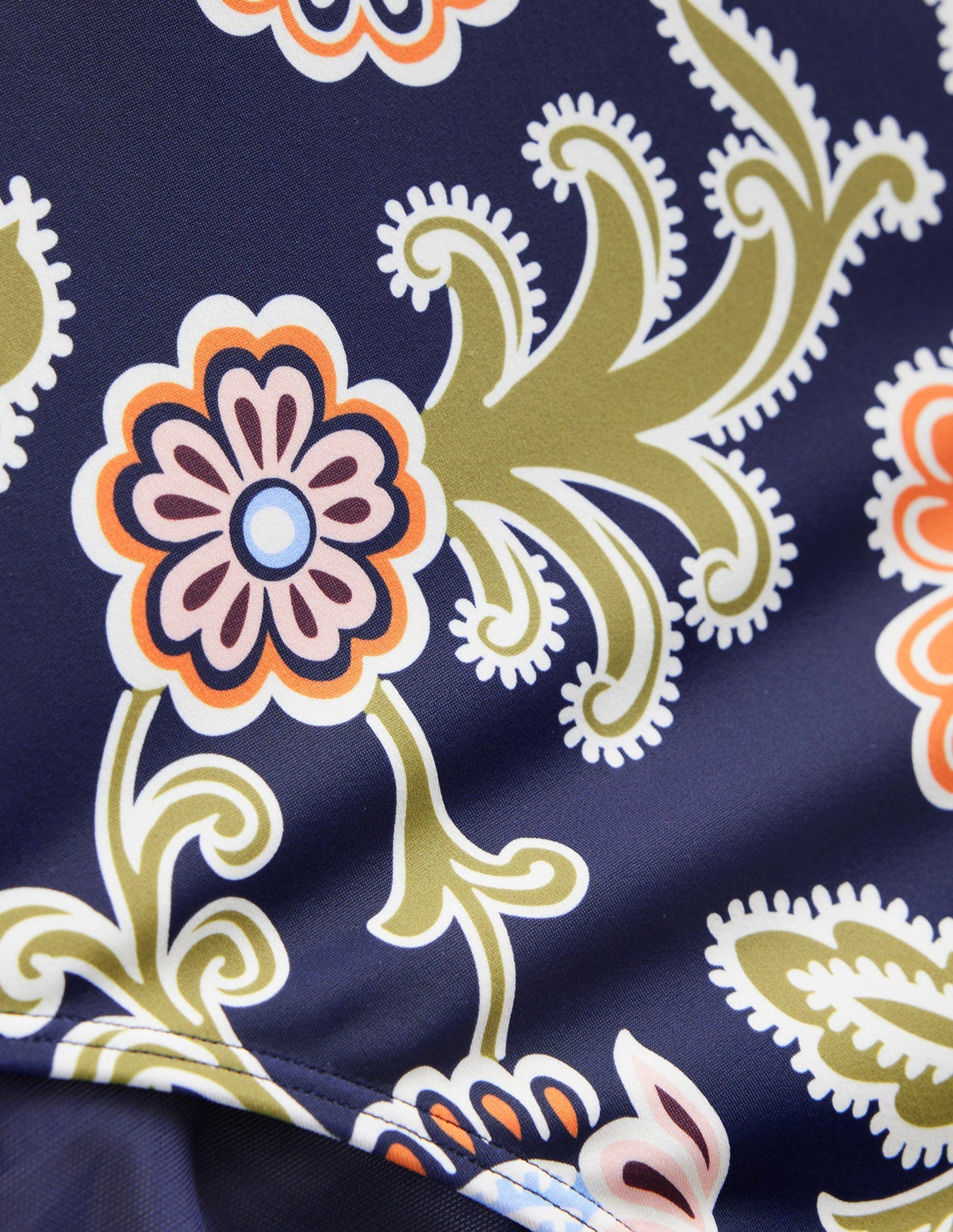 Support Bandeau Swimsuit-Midnight, Multi Floral