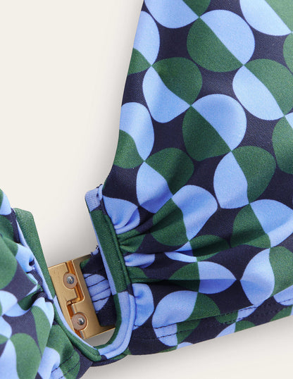 U-Bar Bikini Top-Cornflower, Multi Geo-6