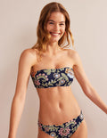Support Bandeau Bikini Top-Midnight, Multi Floral