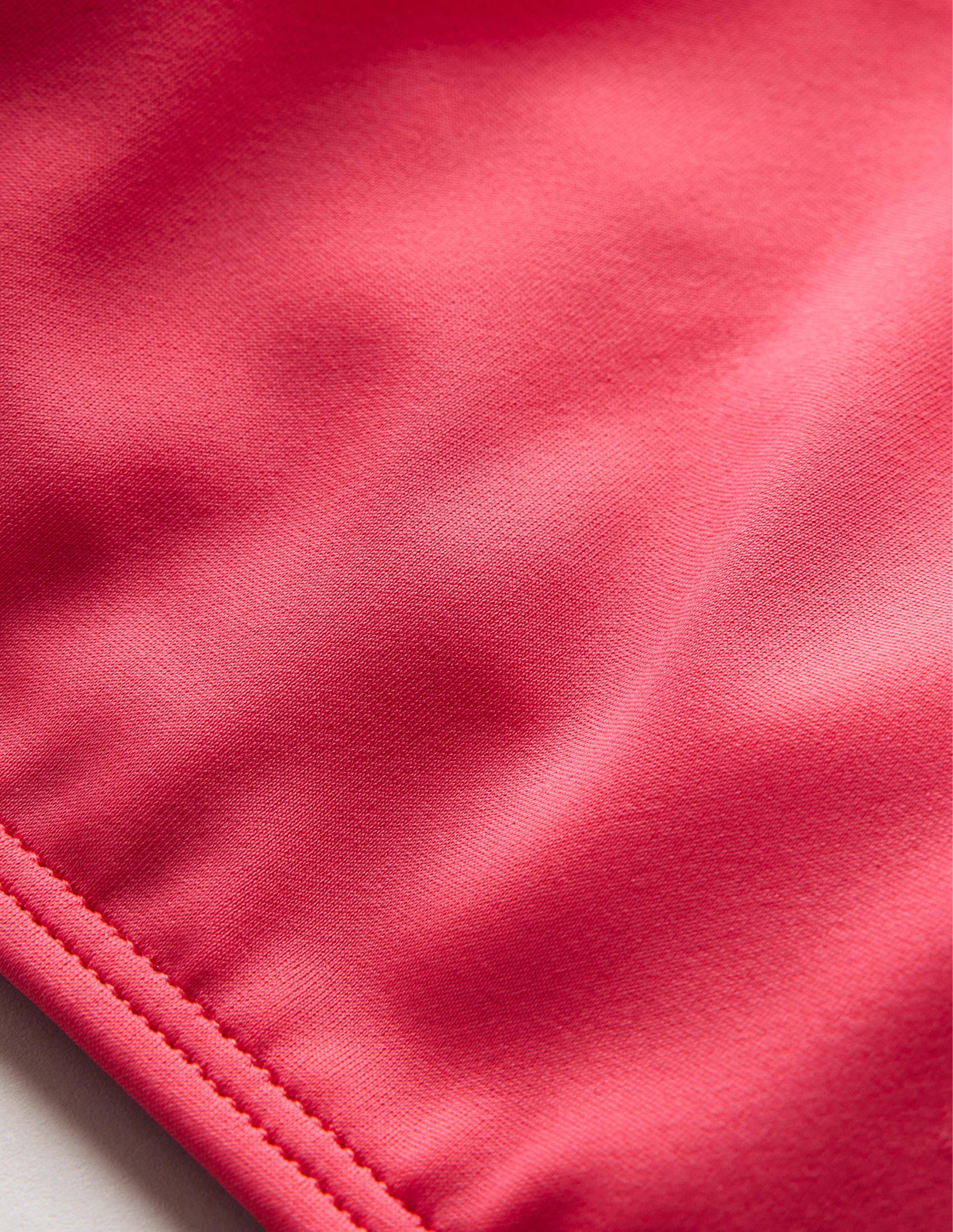 Support Bandeau Bikini Top-Pink Berry-6