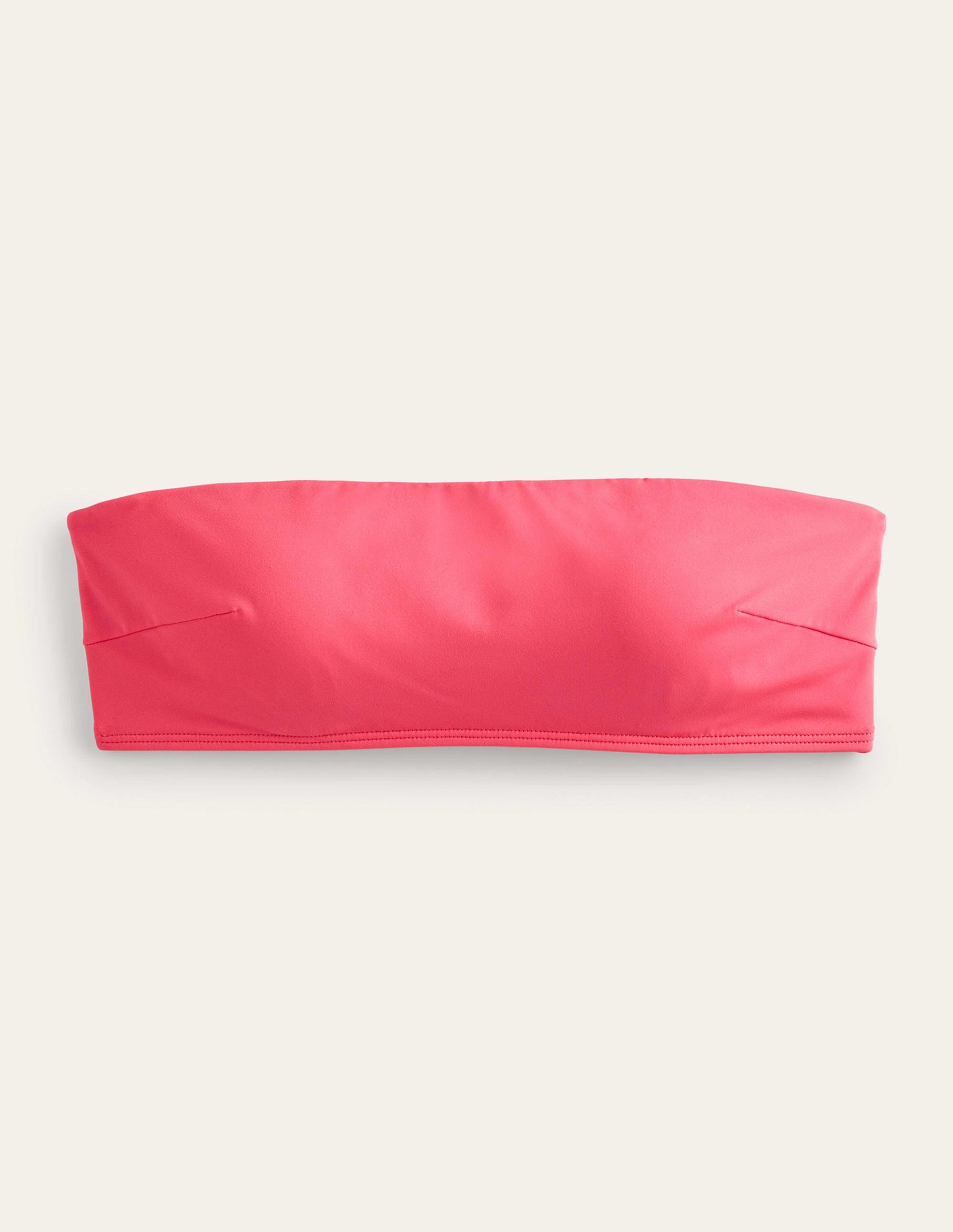 Support Bandeau Bikini Top-Pink Berry - Image 5