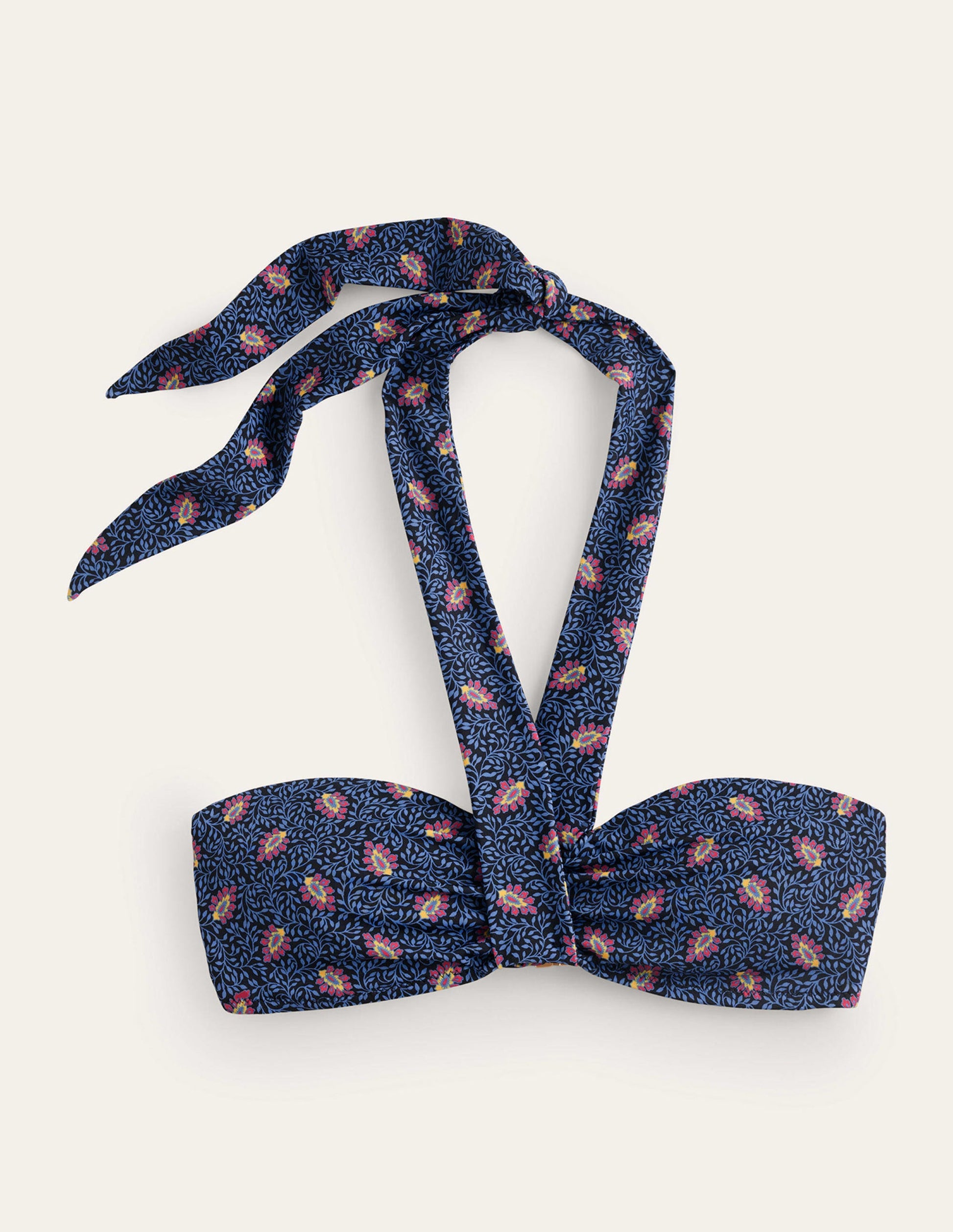 Scarf Bandeau Bikini Top-Nero, Celosia Bud-5