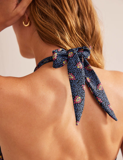 Scarf Bandeau Bikini Top-Nero, Celosia Bud-2