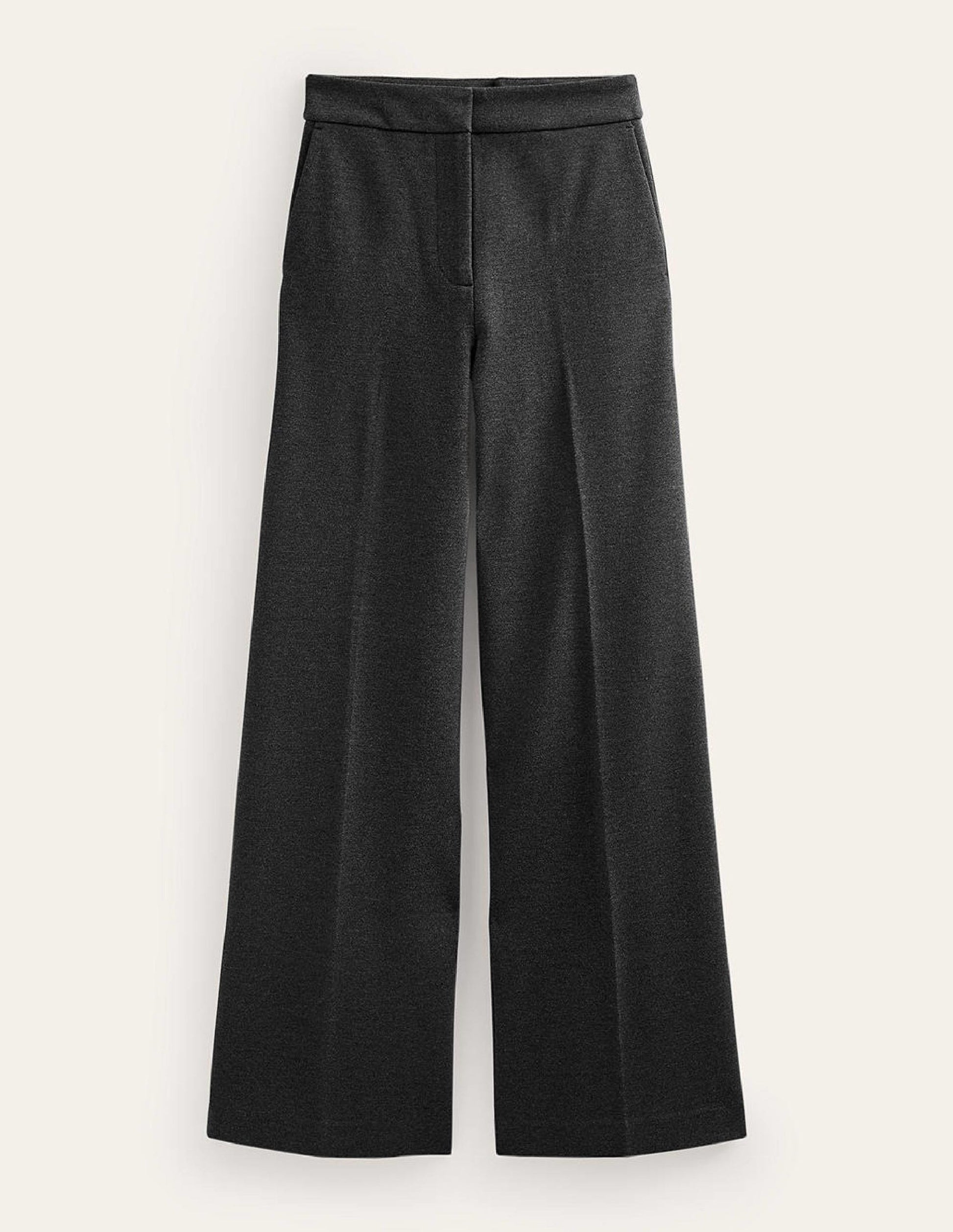Westbourne Ponte Trousers-Charcoal Marl-6