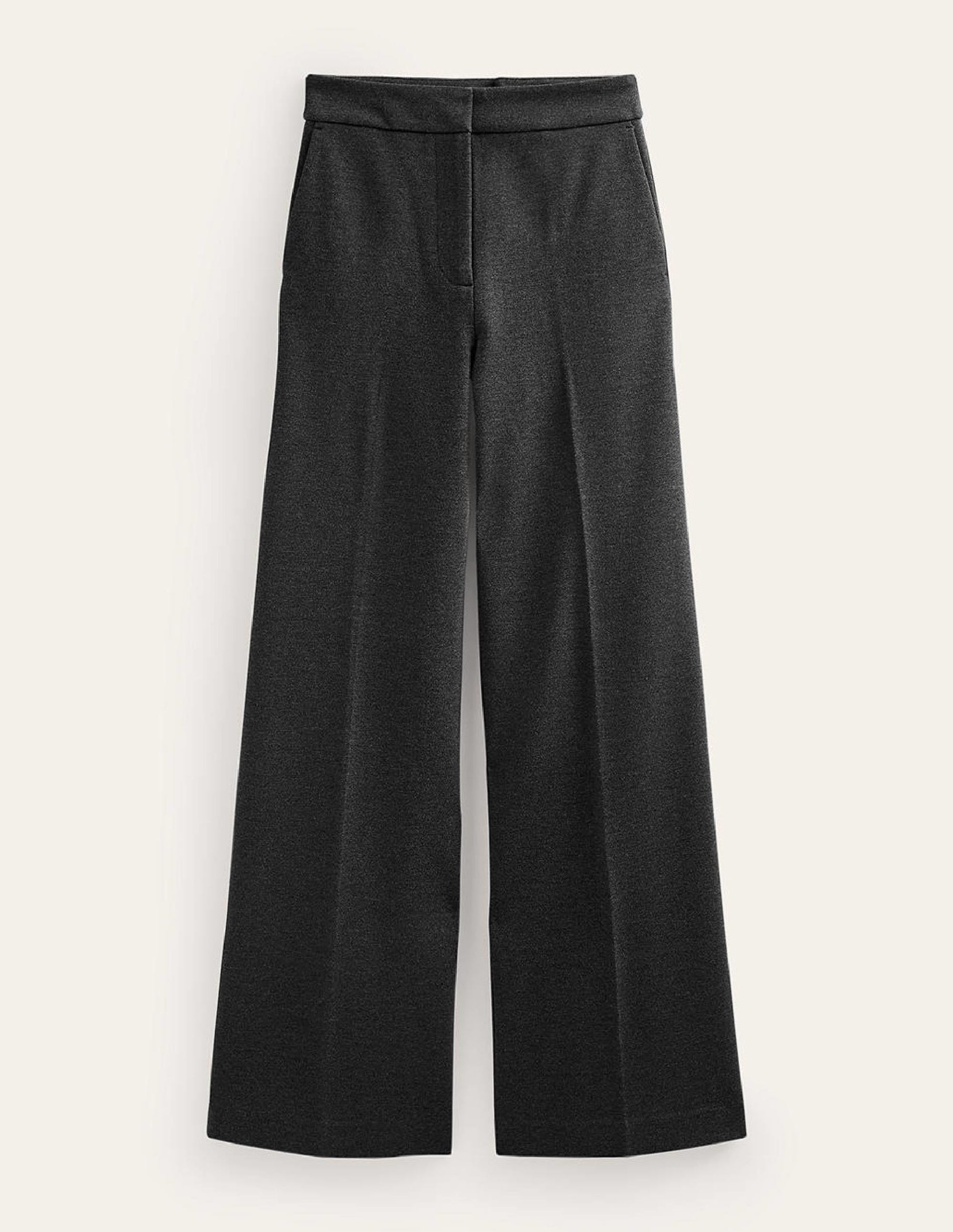 Westbourne Ponte Trousers-Charcoal Marl - Image 6