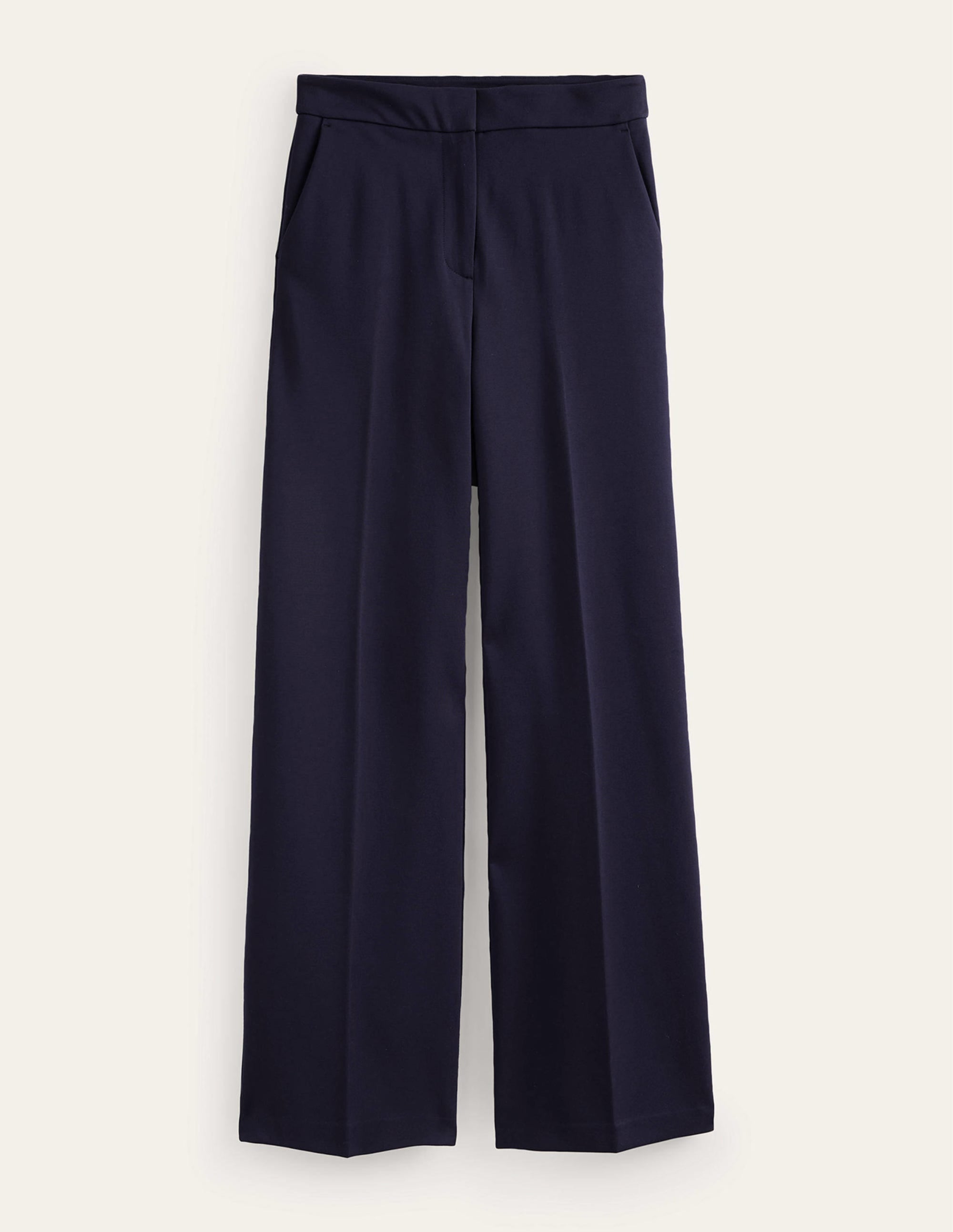 Westbourne Ponte Trousers-Navy - Image 7