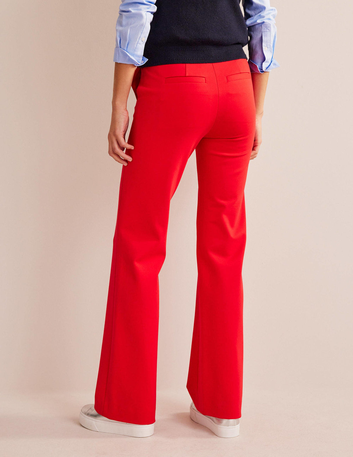 Westbourne Ponte Trousers-Hot Pepper - Image 3