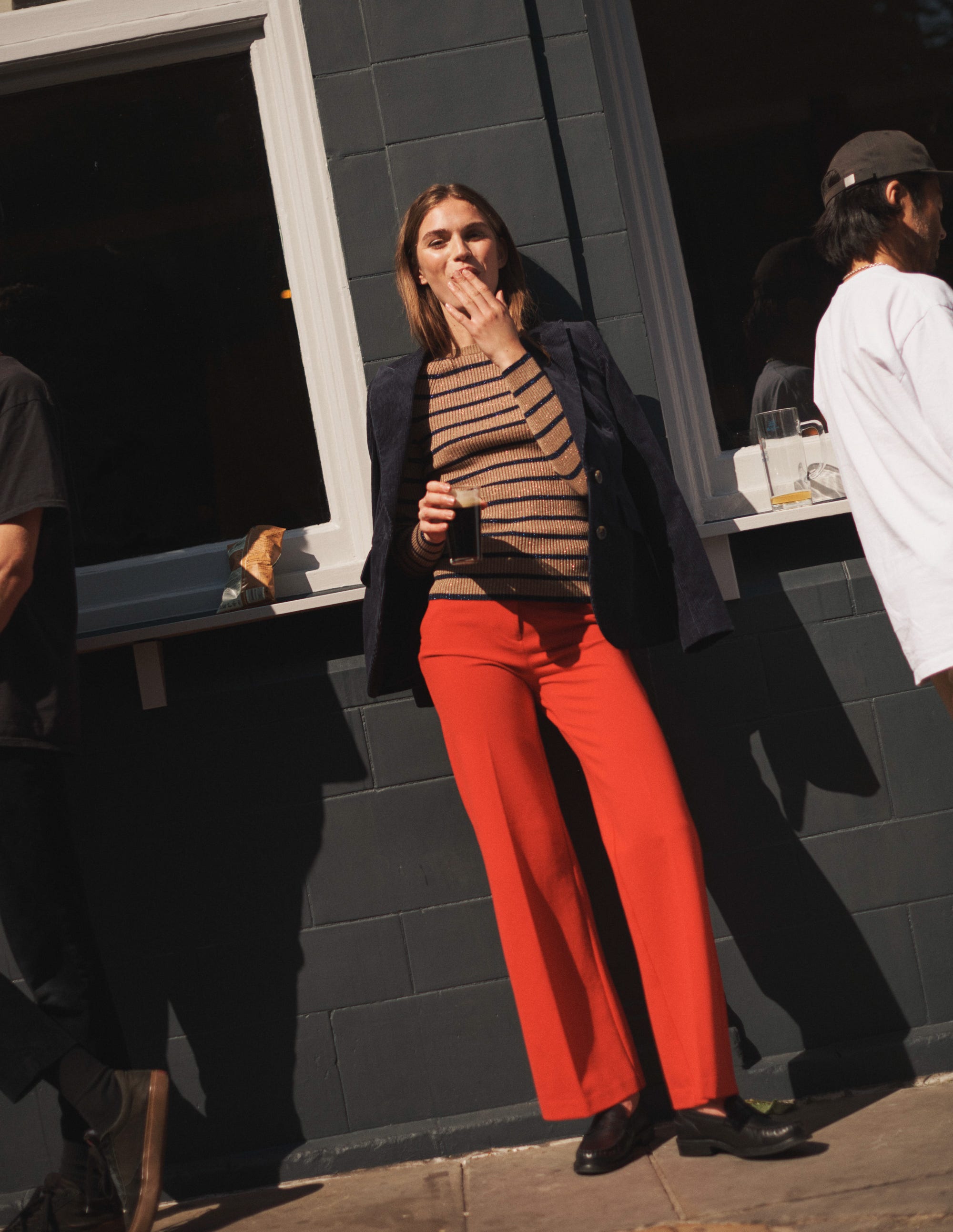 Westbourne Ponte Trousers-Hot Pepper - Image 5