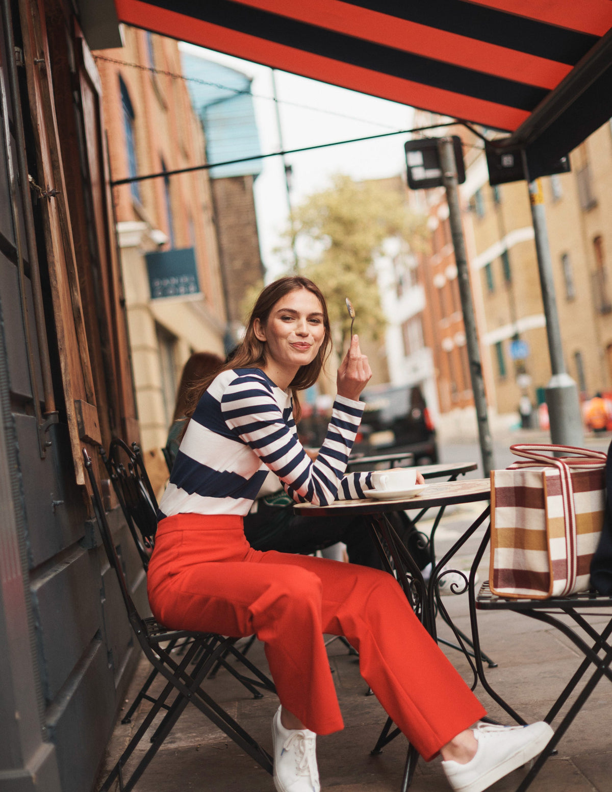 Westbourne Ponte Trousers-Hot Pepper - Image 6
