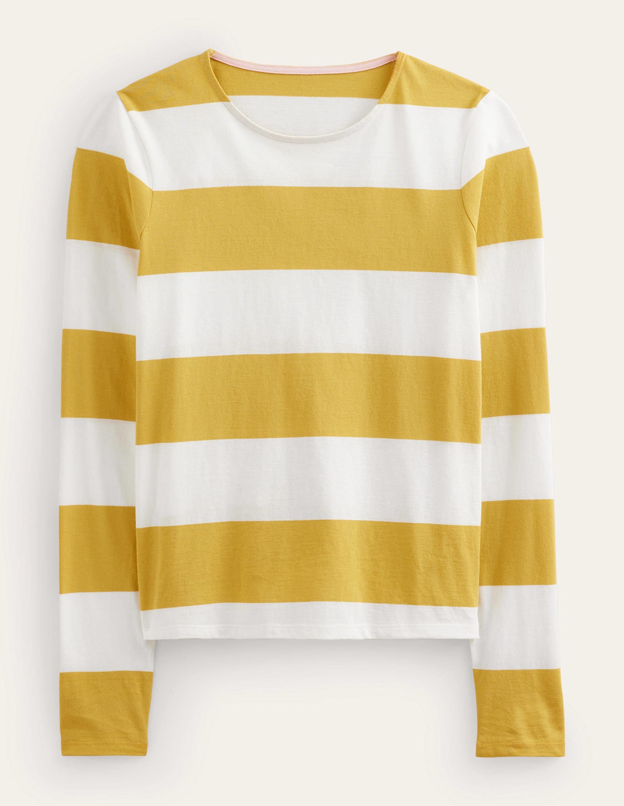Bea Long Sleeve Breton-Ivory, Yellow - Image 5