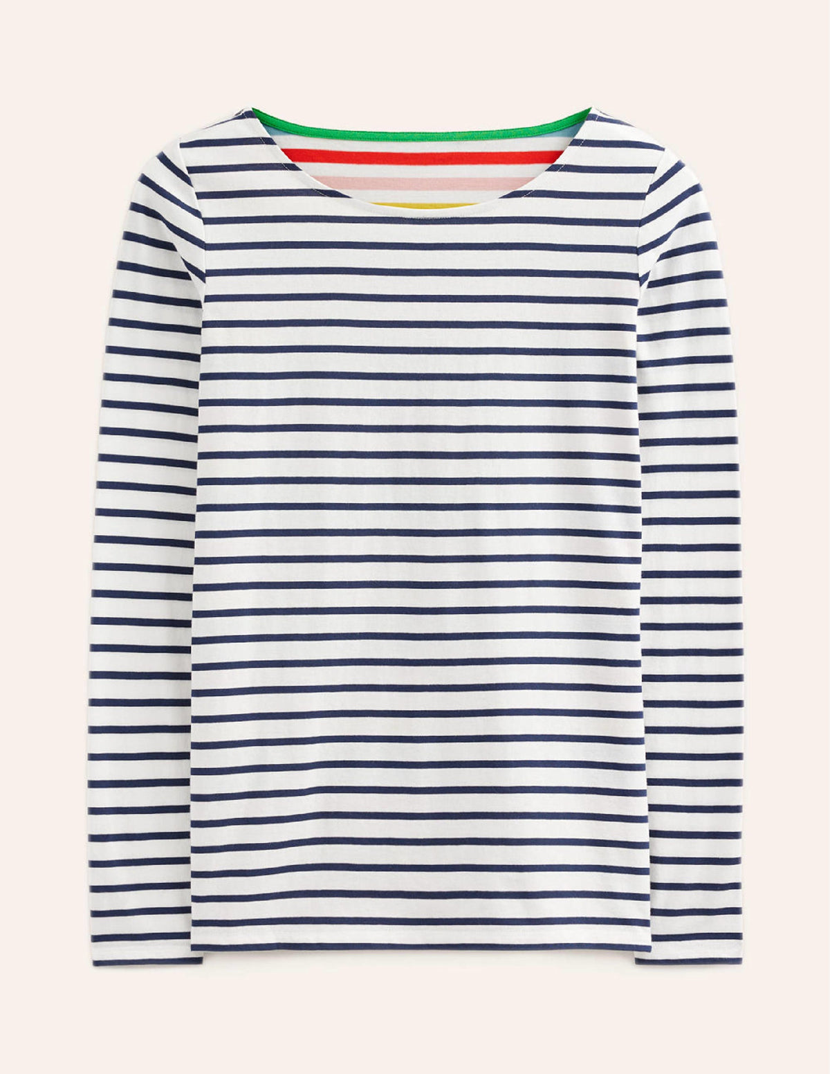 Ella Long Sleeve Breton-Rainbow Multistripe-5