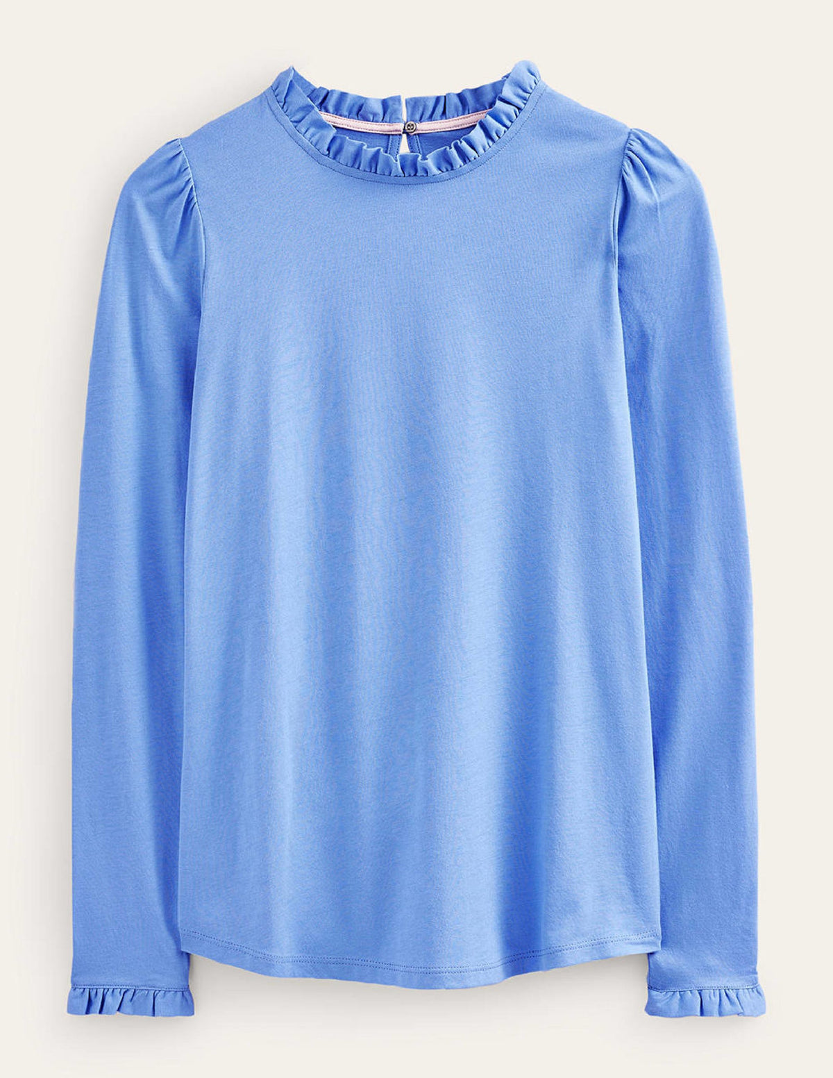 Supersoft Frill Detail Top-Marina - Image 5