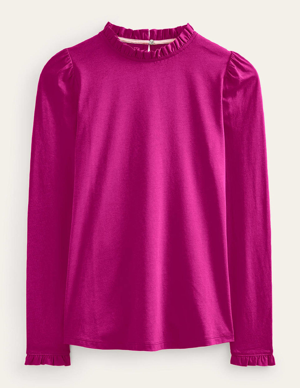 Supersoft Frill Detail Top-Damson Berry-6