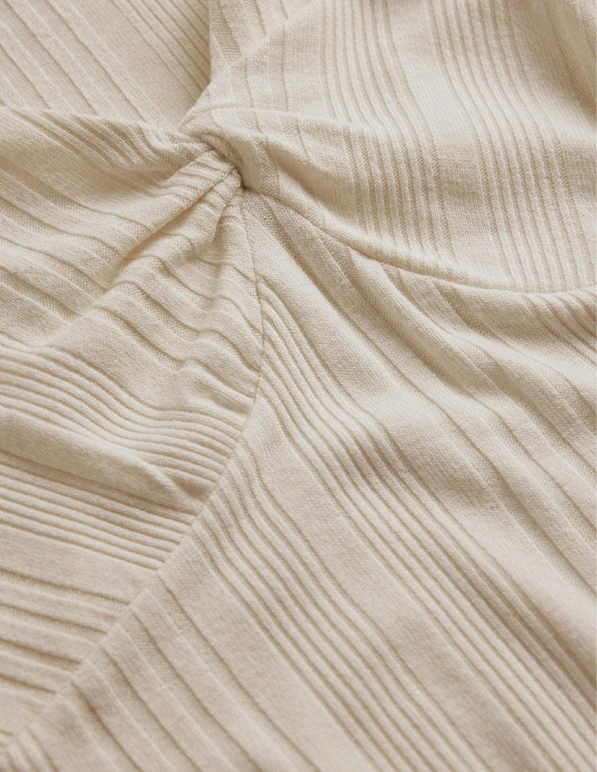 Tie Front Top-Ivory - Image 6