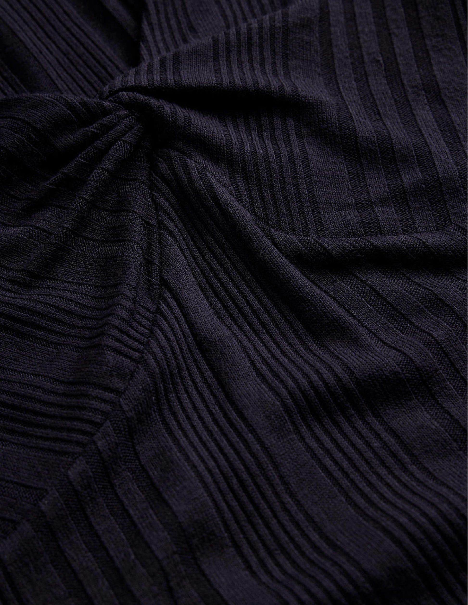 Tie Front Top-Navy-6