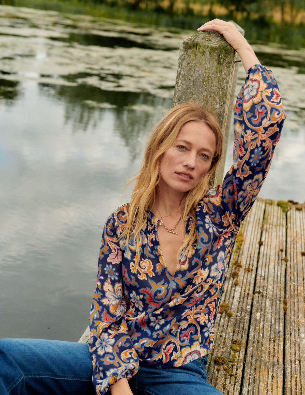 Grace Top-Multi, Botanical Lawn - Image 5
