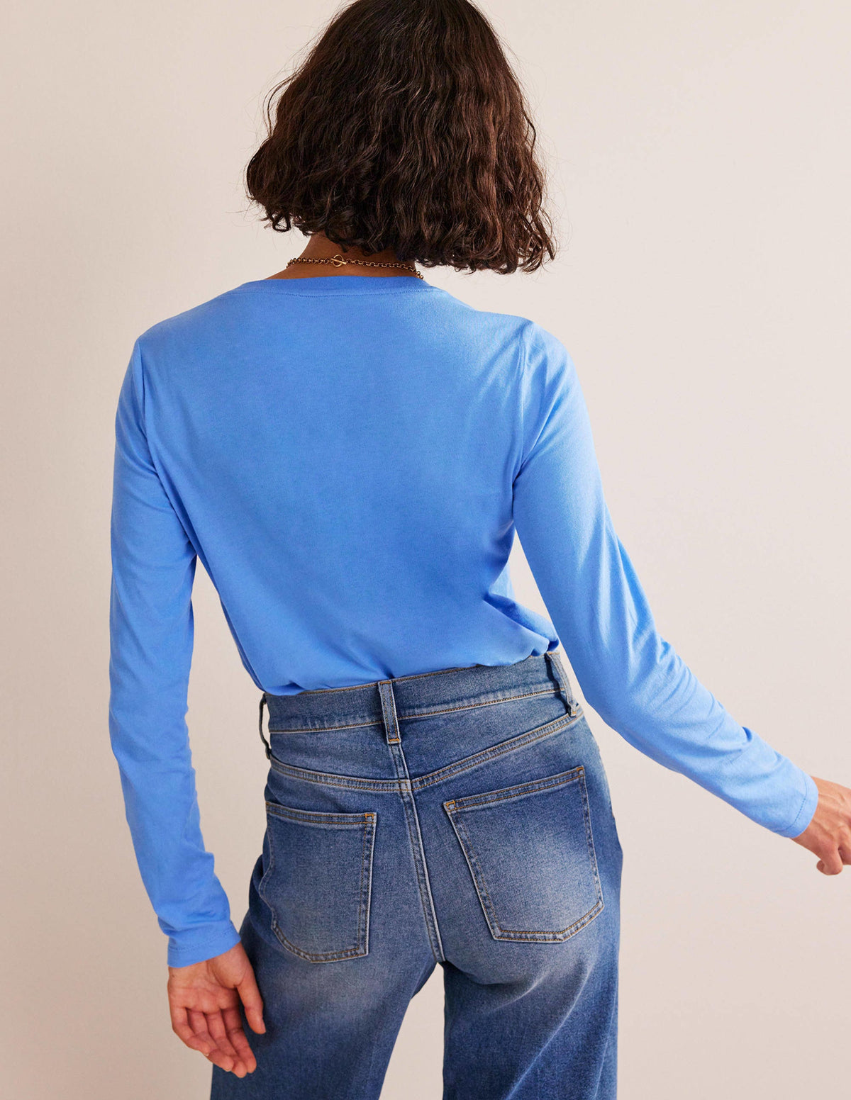 Pure Cotton Long Sleeve Top-Marina-3