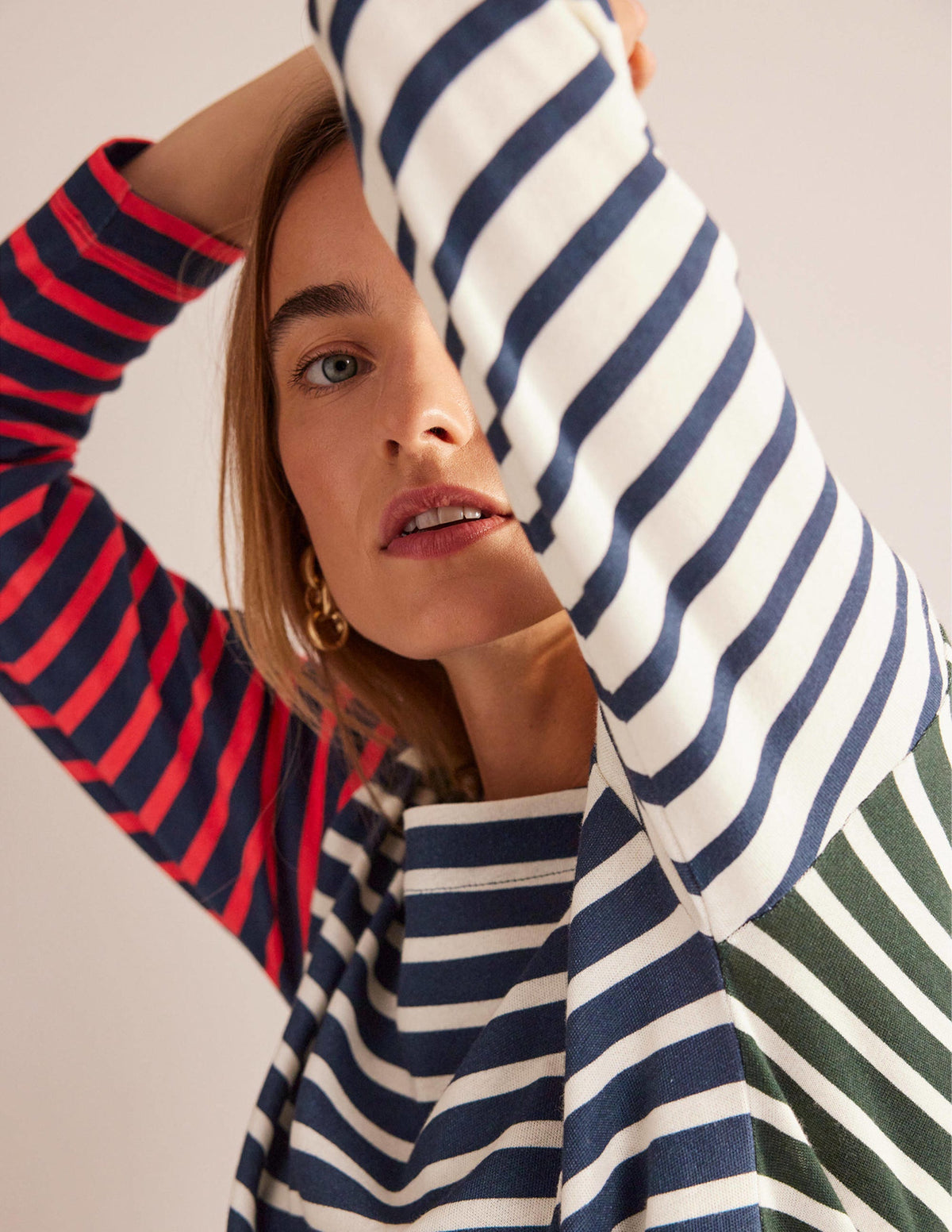 Sophie Hotch Potch Breton Top-Hotch Potch Multi Stripe-2