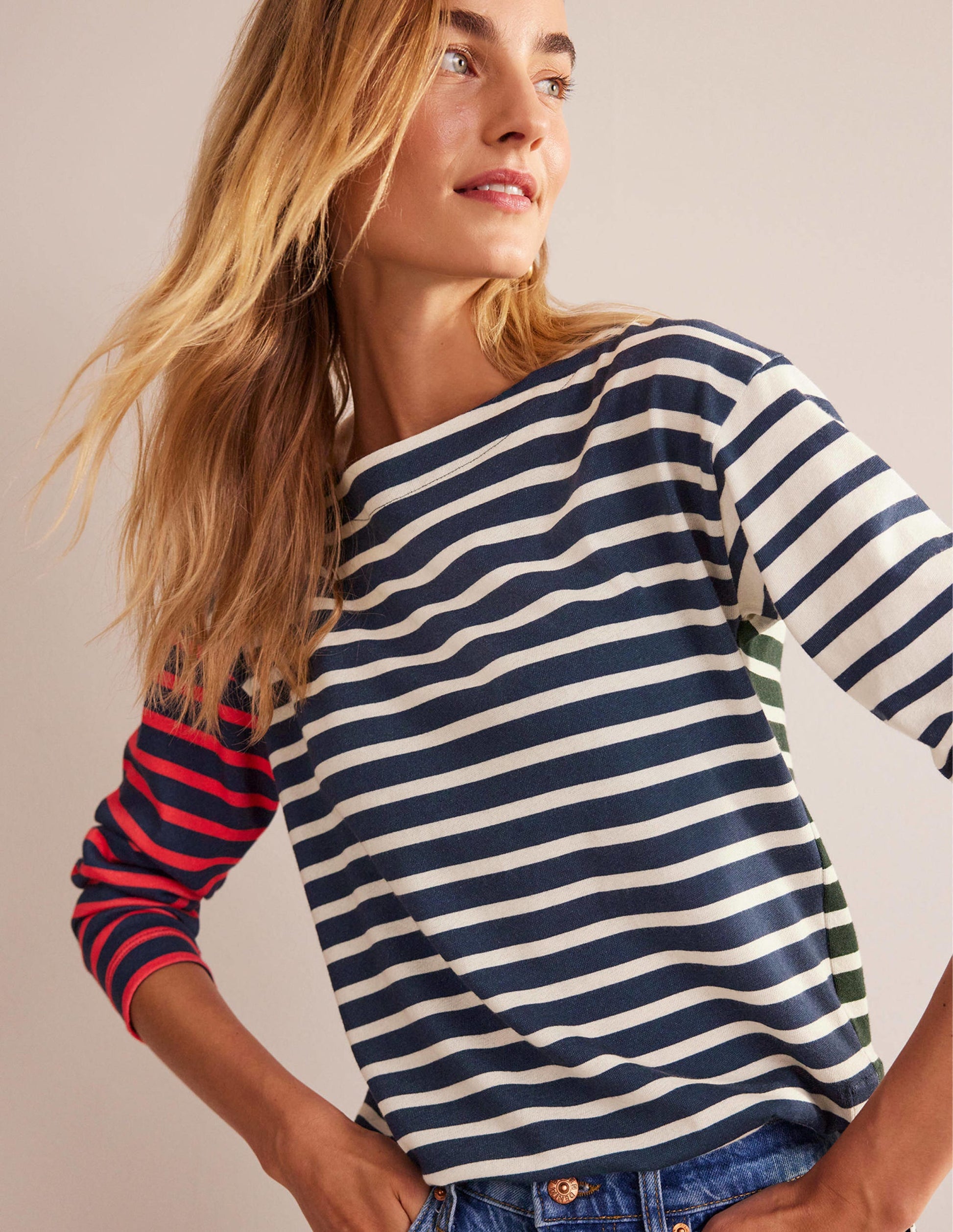 Sophie Hotch Potch Breton Top-Hotch Potch Multi Stripe-5