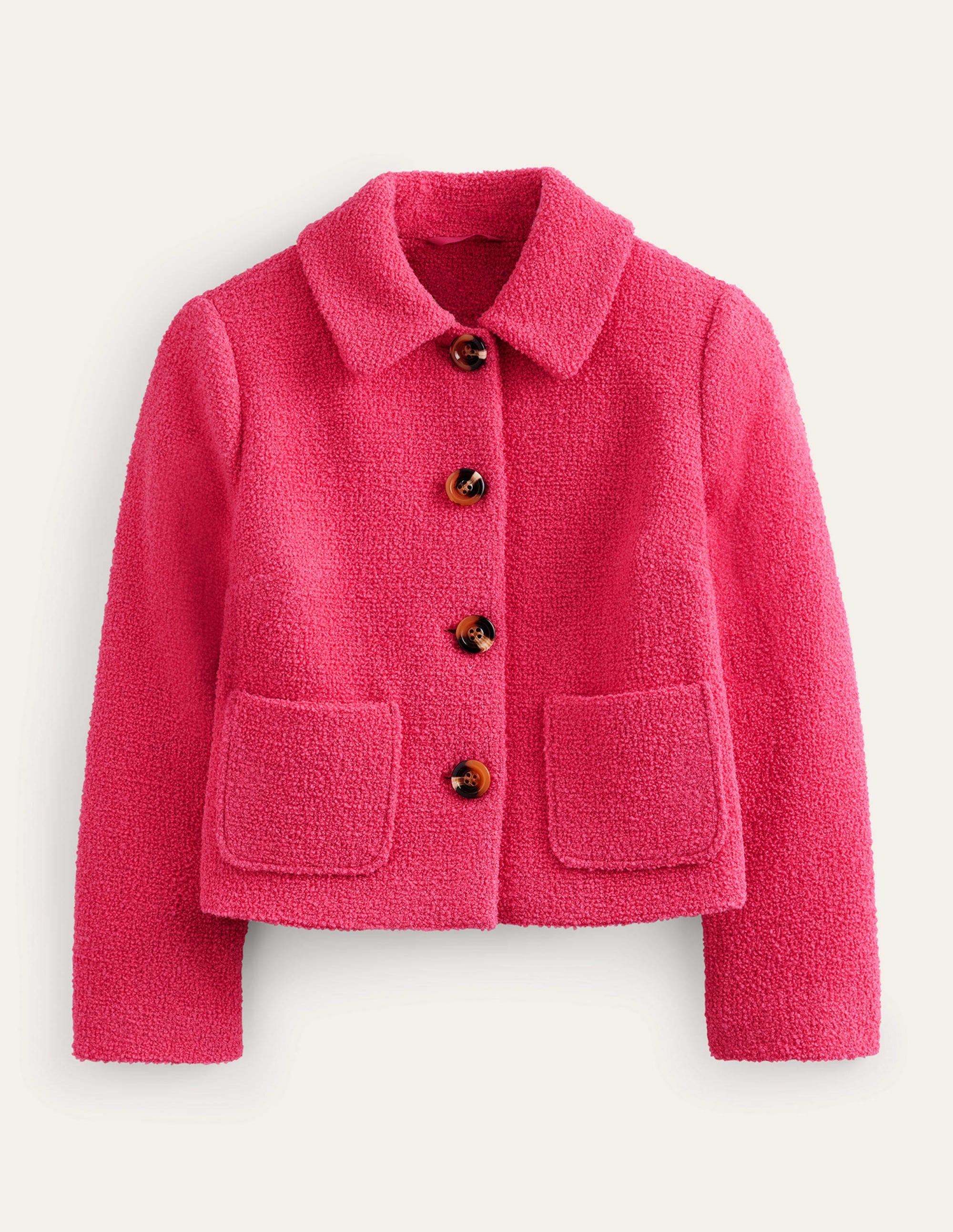 Rye Cropped Jacket-Teaberry - Image 6
