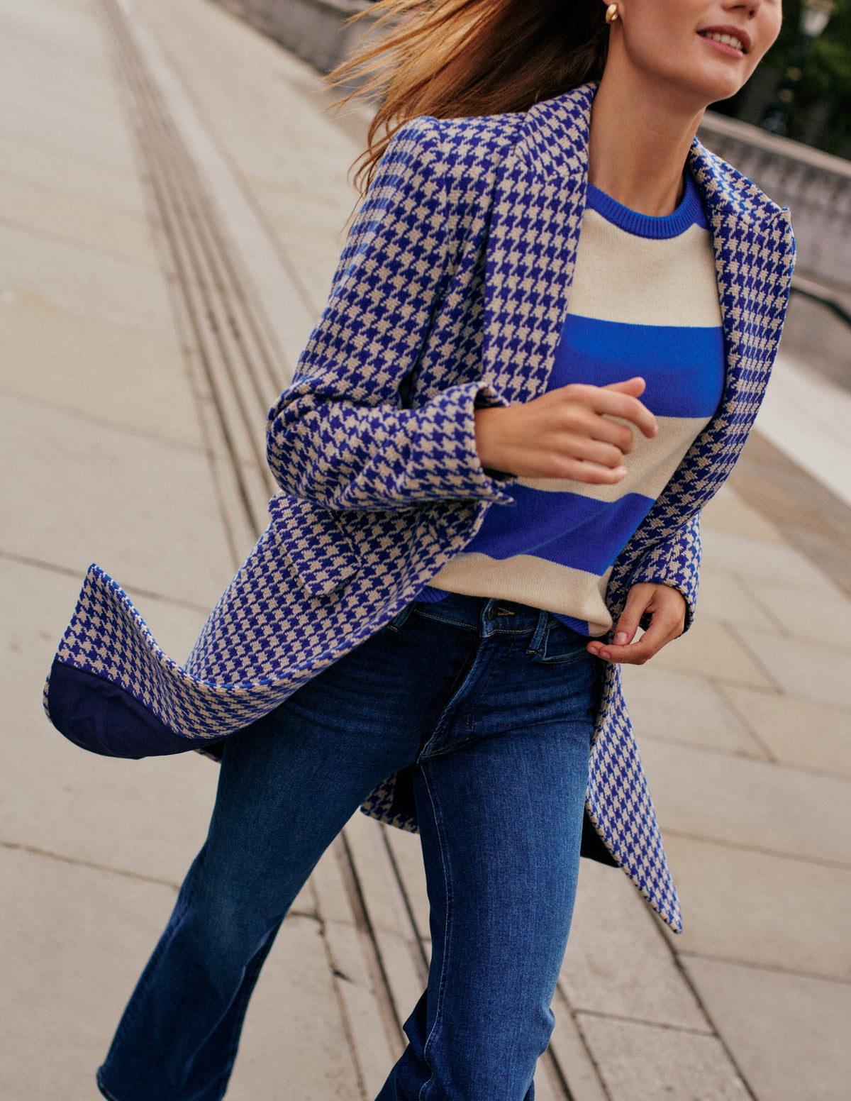 Canterbury Interest Coat-Blue and Ivory Dogstooth-5