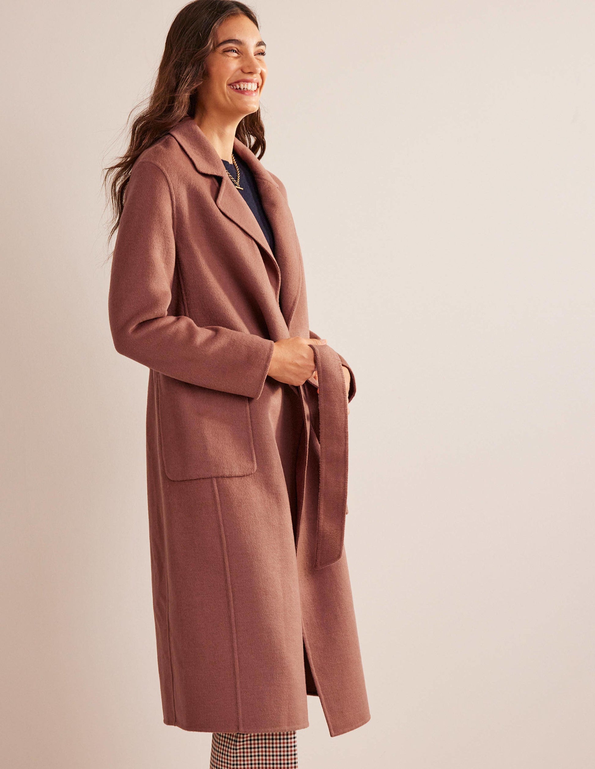 Bristol Wool-Blend Coat-Dusty Pink-2