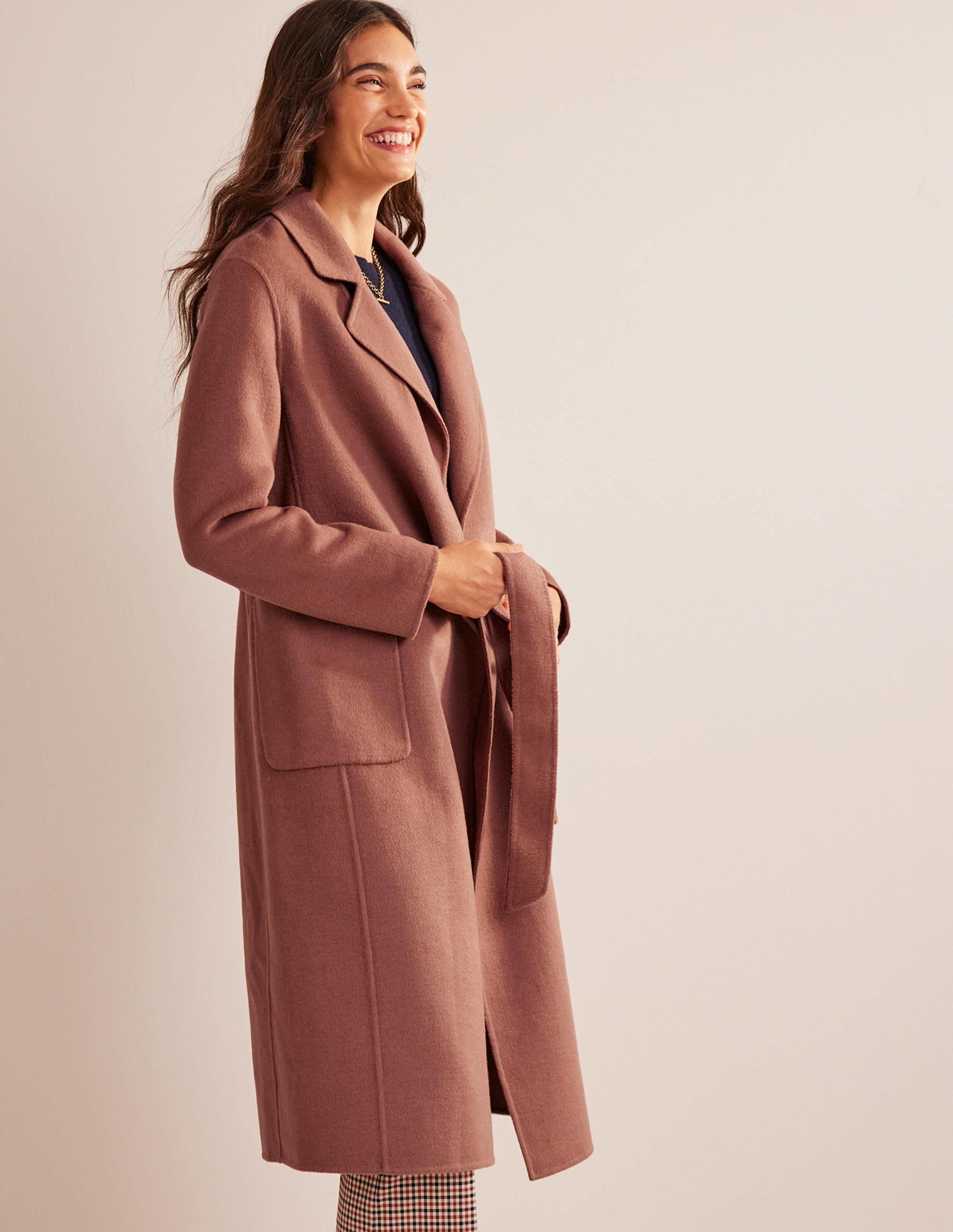 Bristol Wool-Blend Coat-Dusty Pink - Image 2