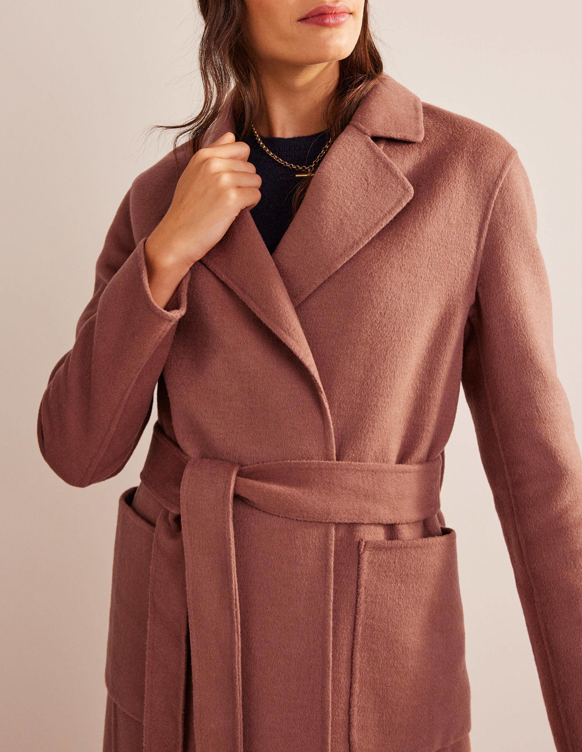 Bristol Wool-Blend Coat-Dusty Pink - Image 3