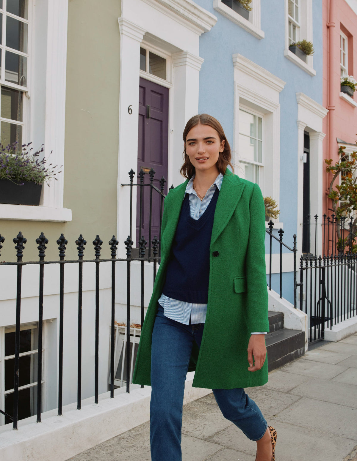 Canterbury Textured Coat-Green-5