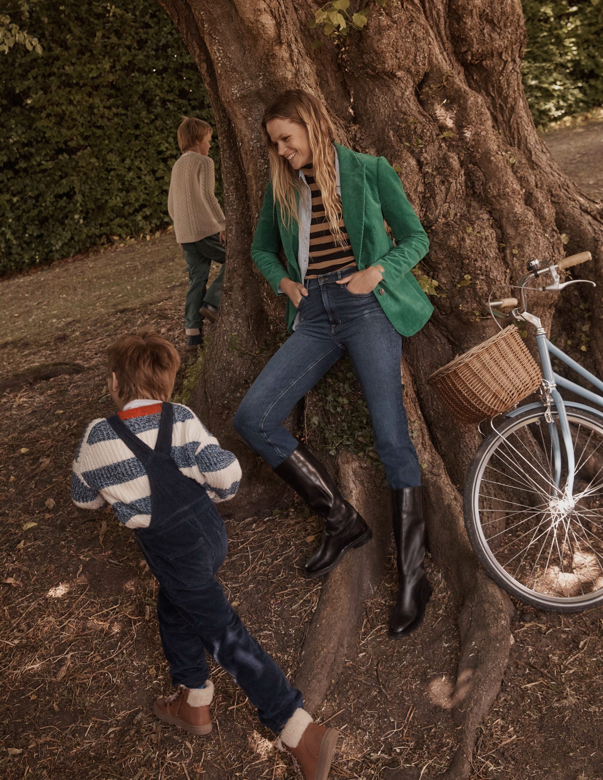 Marylebone Cord Blazer-Highland Green-5