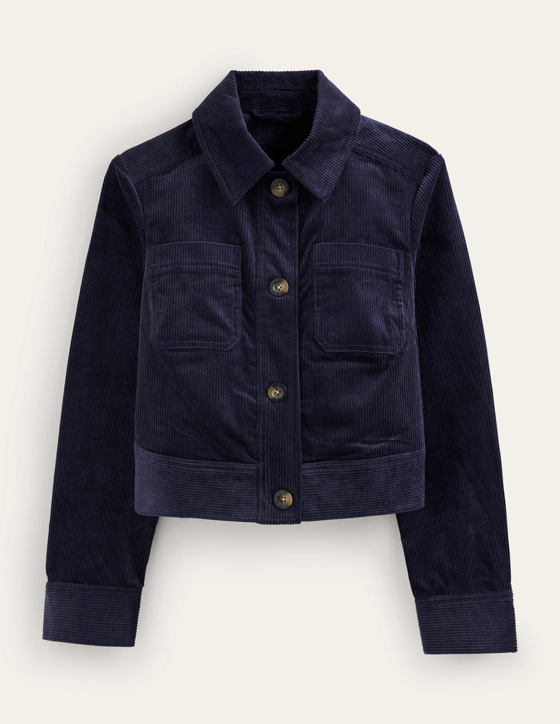 Corduroy Jacket-Navy-6