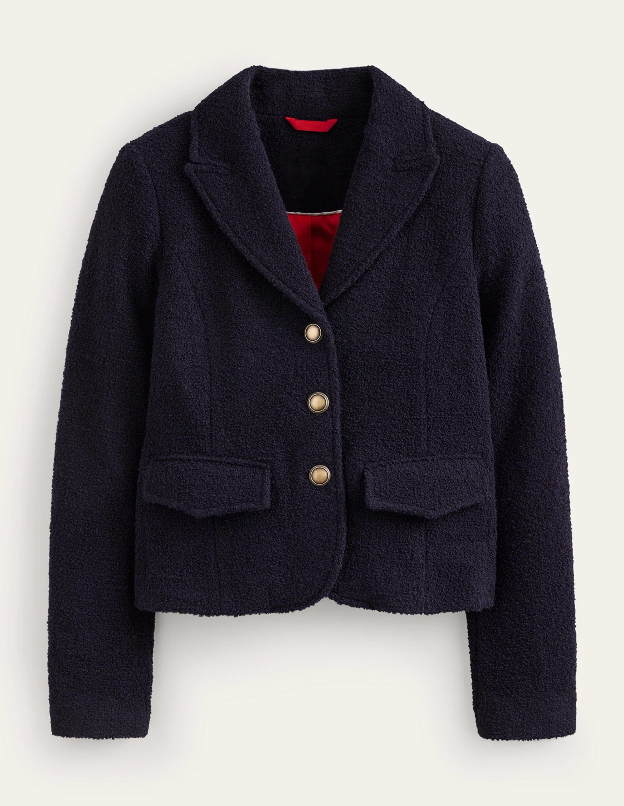 Ely Textured Jacket-Navy - Image 6