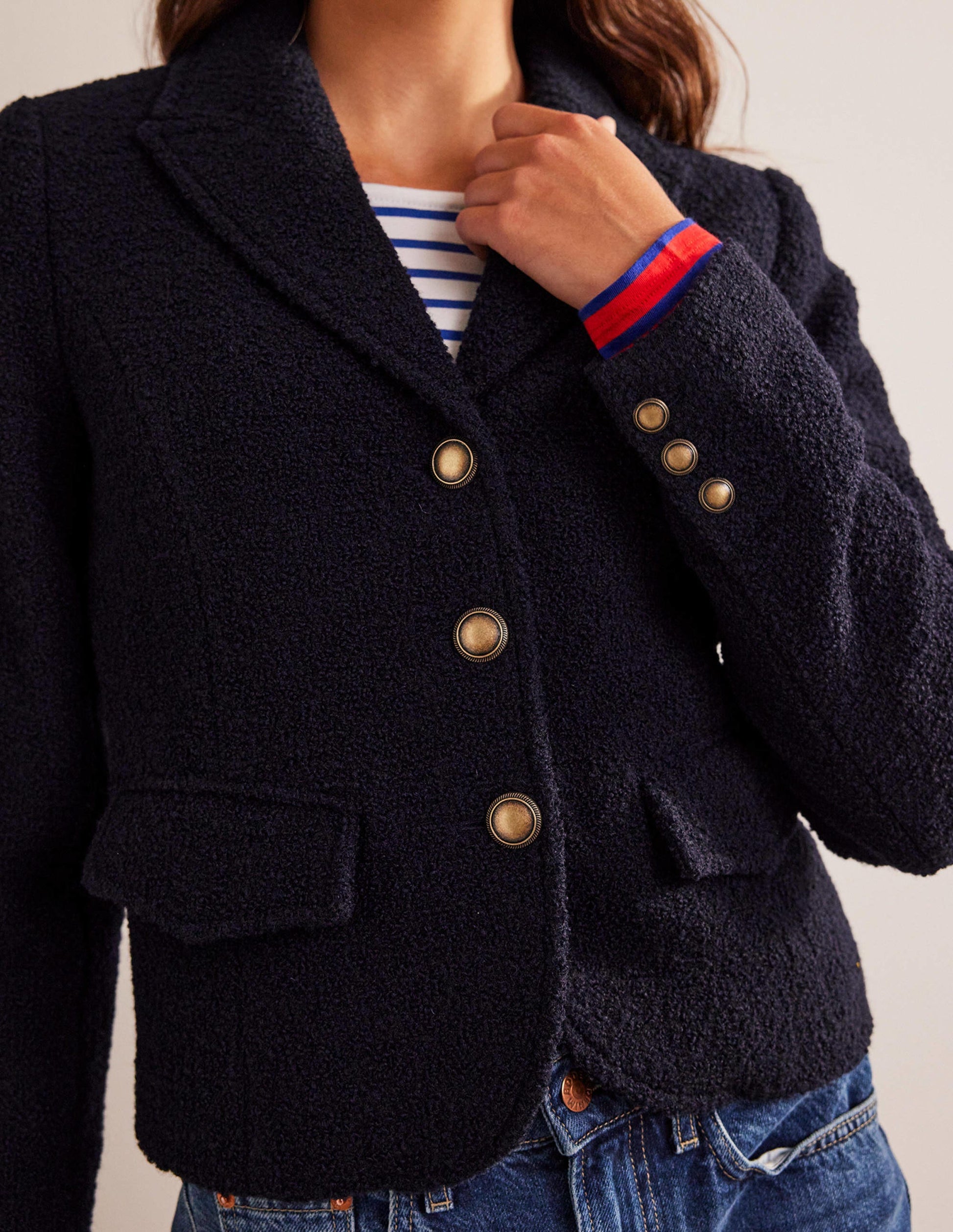 Ely Textured Jacket-Navy-2