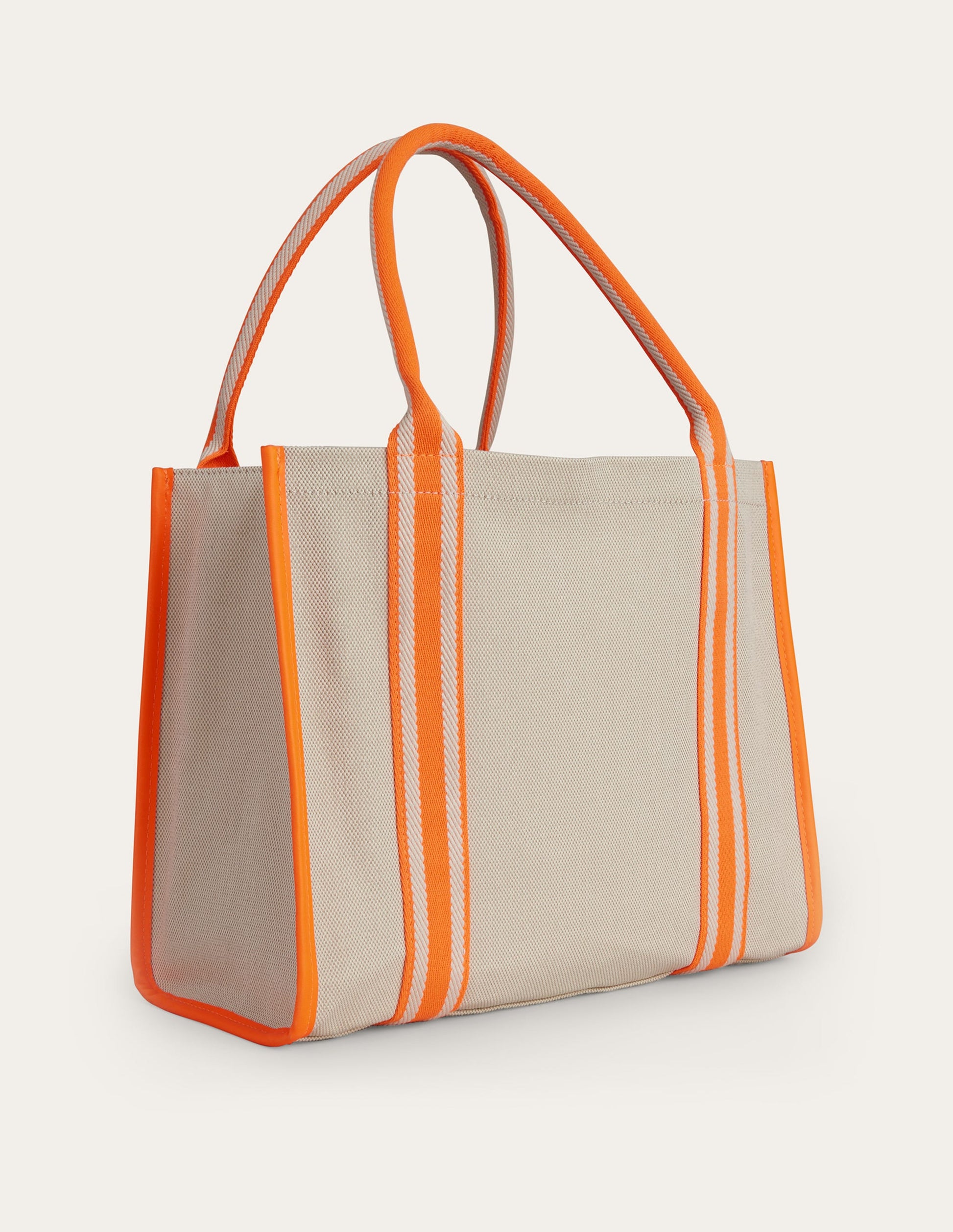Tilda Canvas Tote Bag-Neon Orange-3