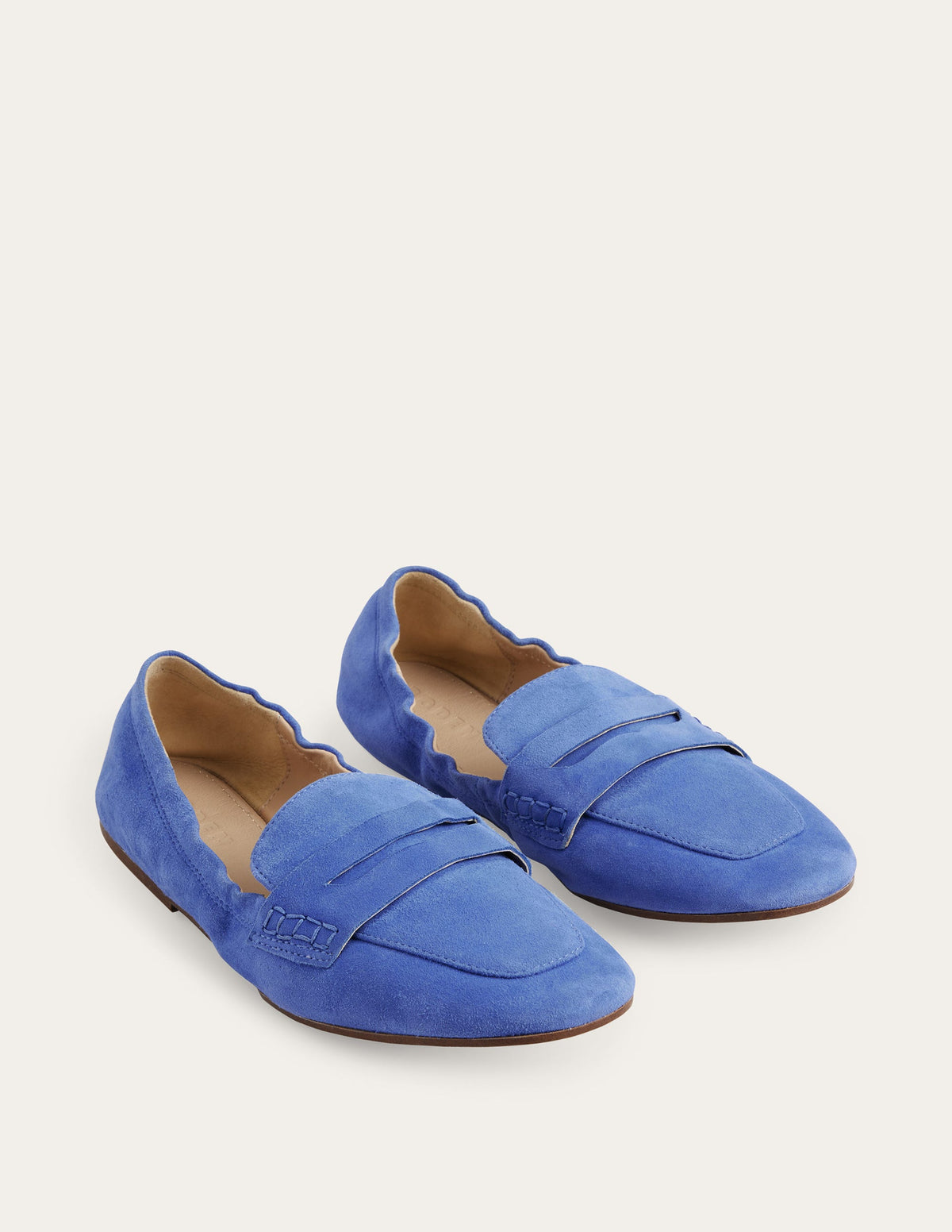 Flexible Sole Loafers-China Blue-2