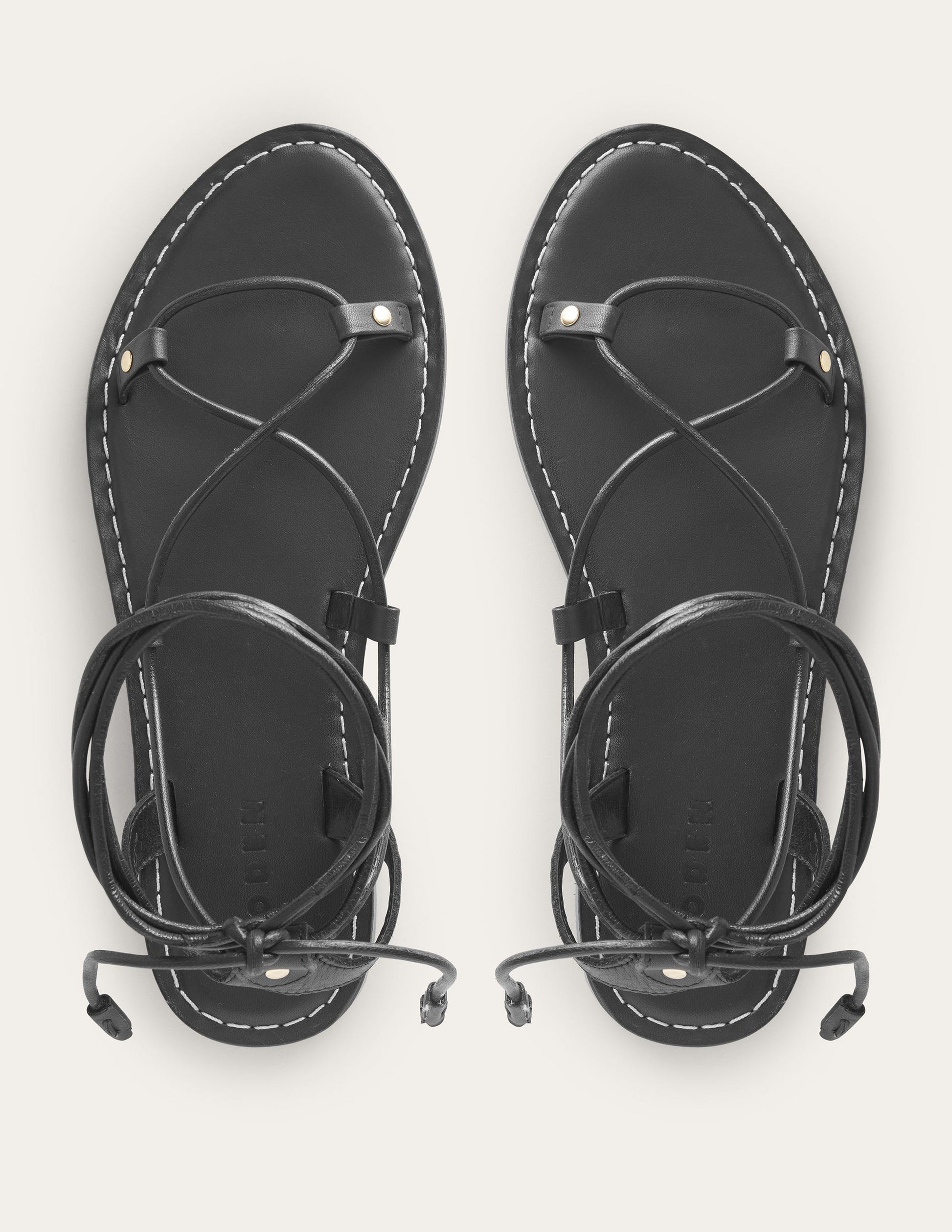 Scarf Wrap Sandals-Botanic Blush / Black-5