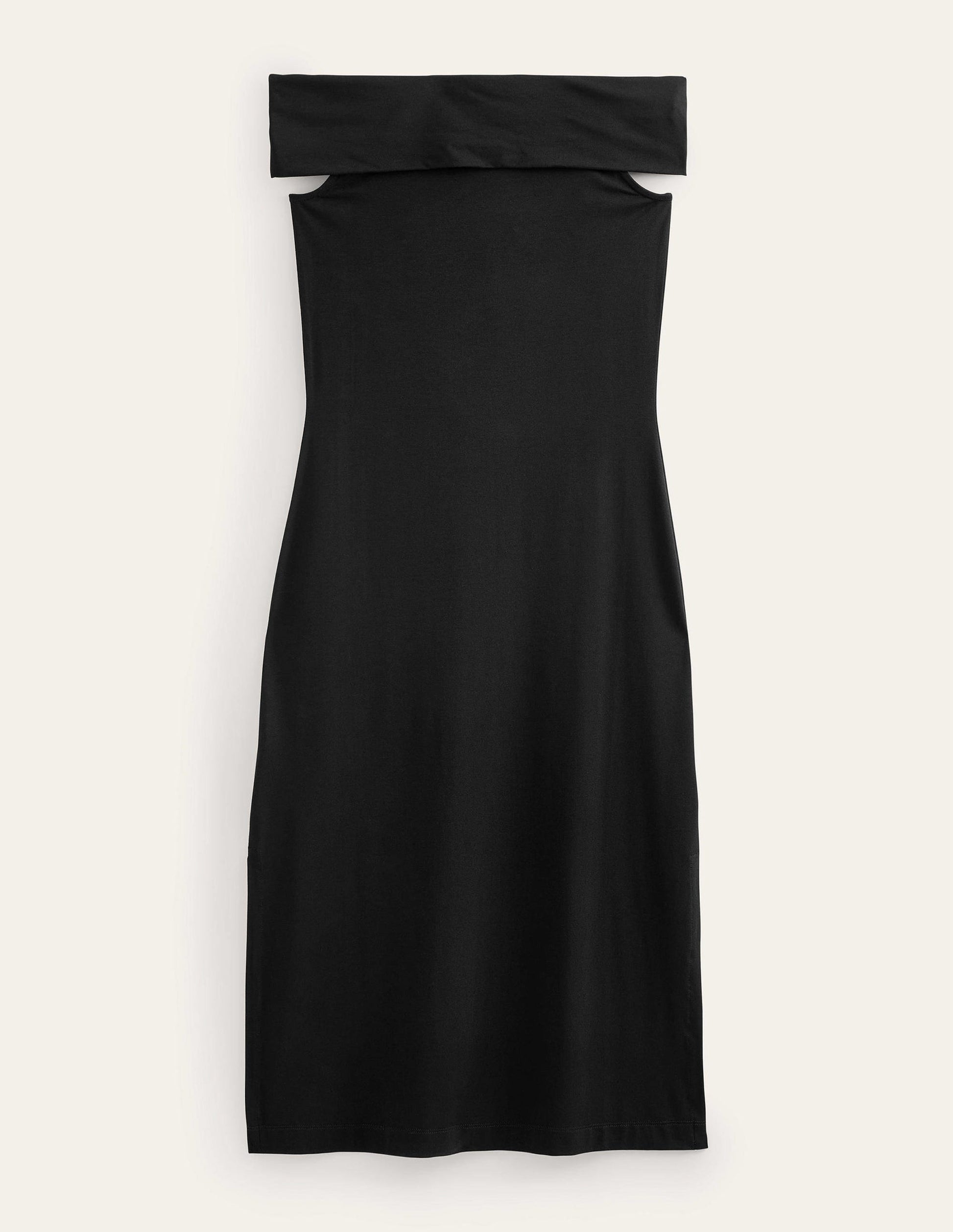 Bardot Jersey Midi Dress-Black-5